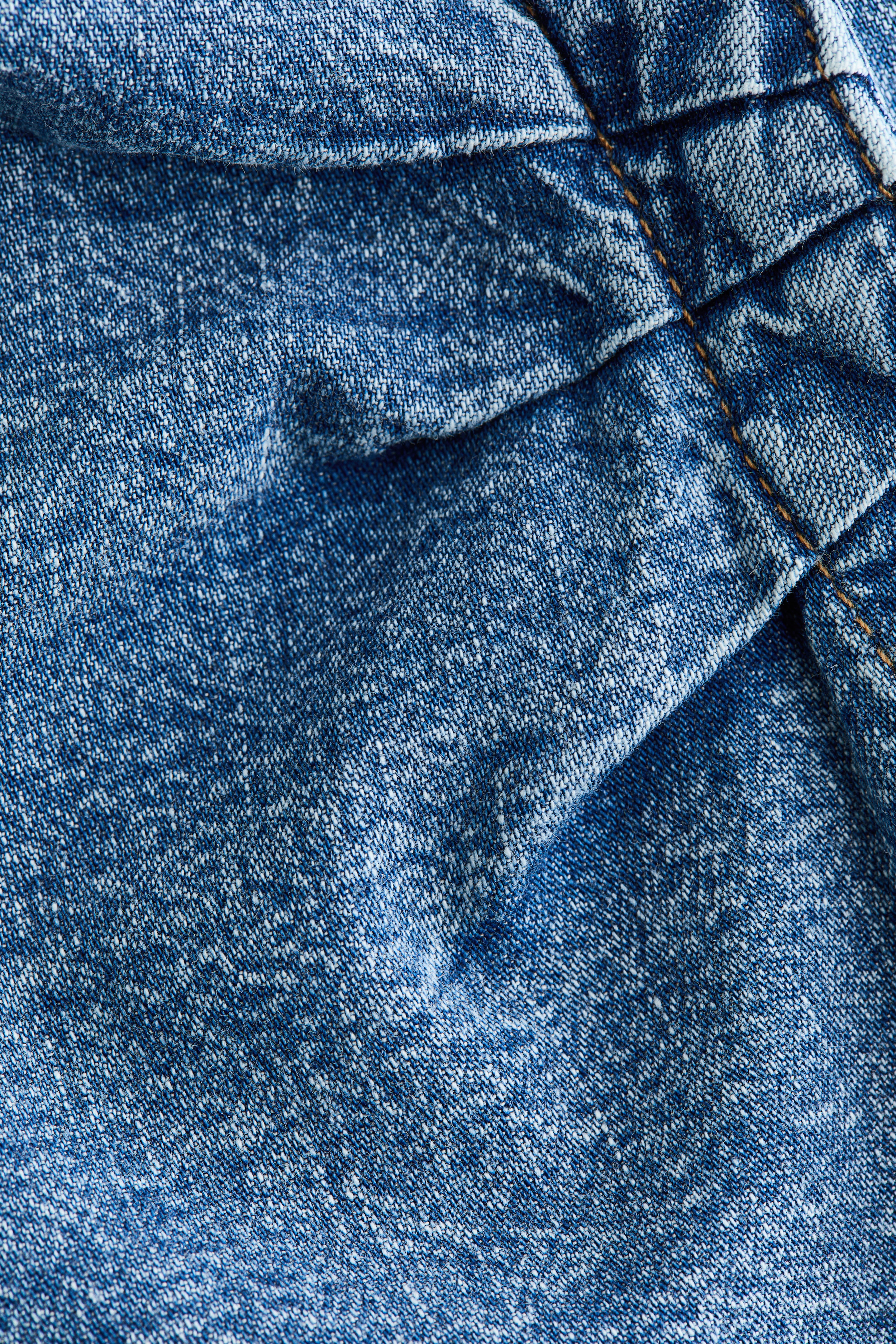 Chemise croisée en denim