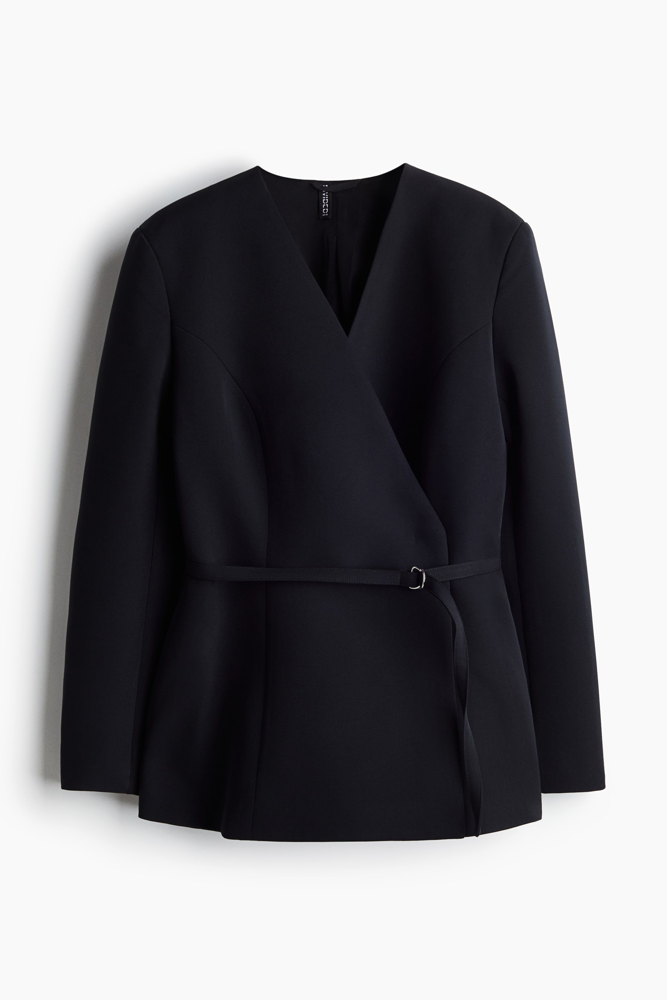 Belted Wrap-Front Jacket