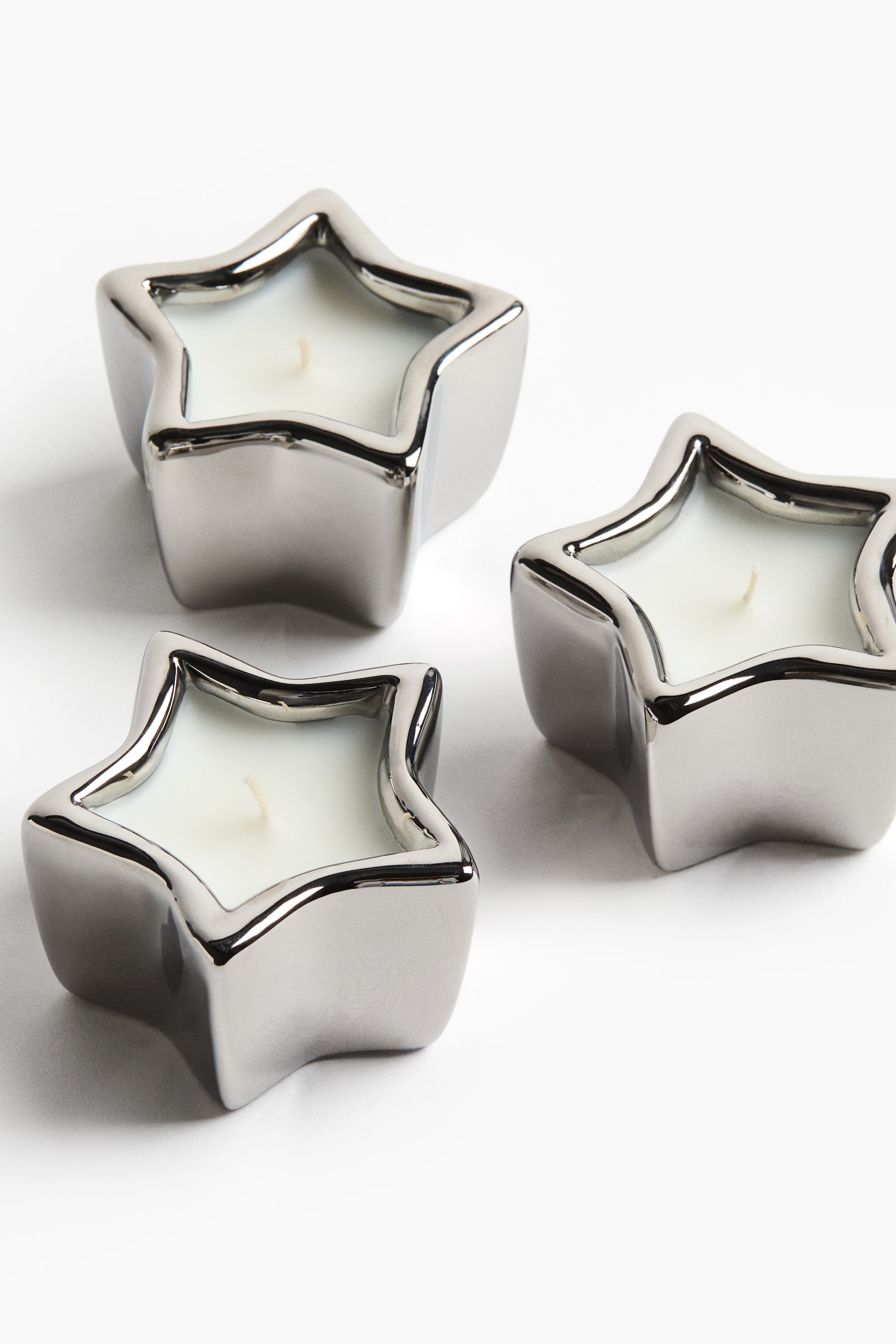 3-Pack Star-Shaped Scented Candles