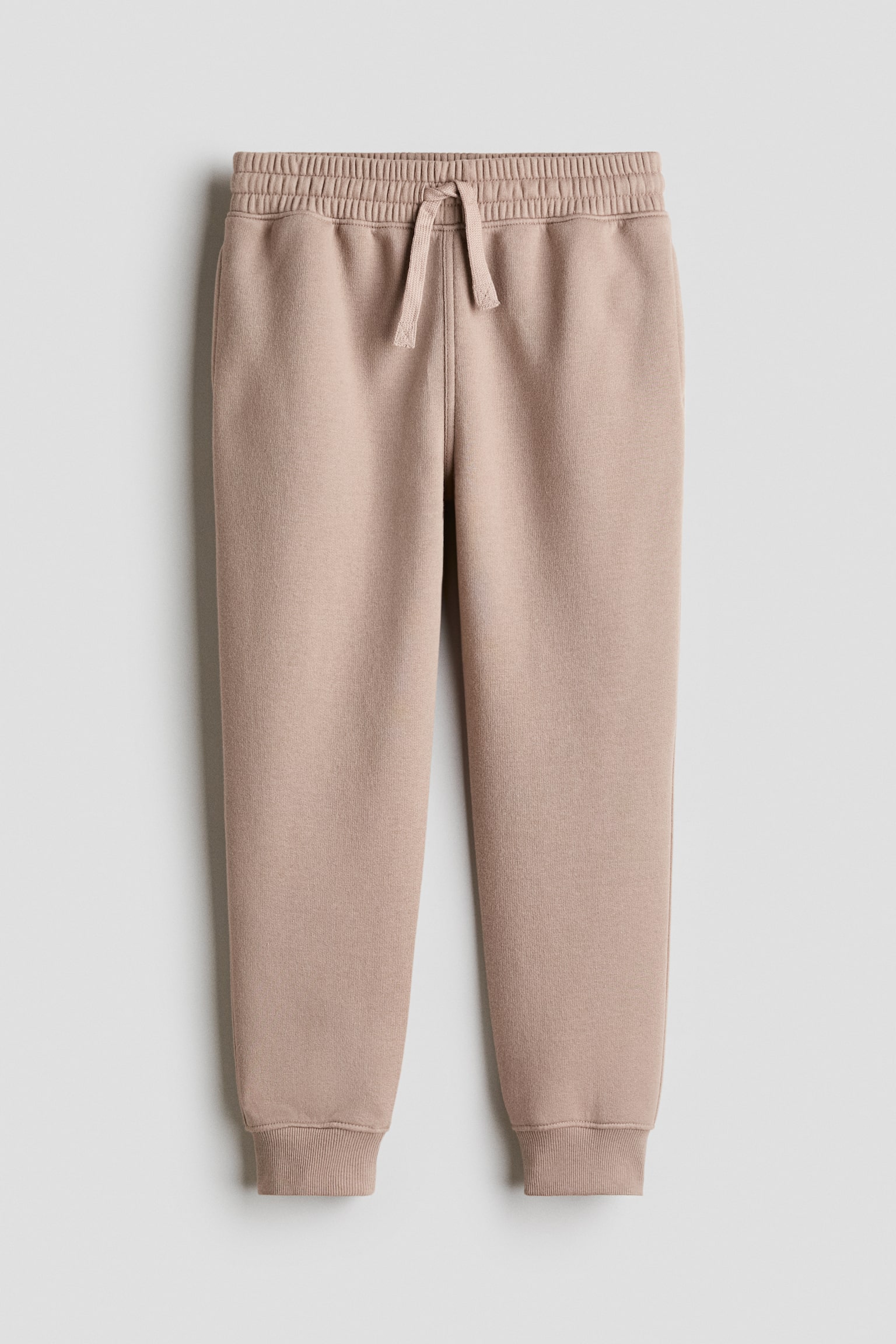 Pantalon jogger à l'intérieur brossé - Taupe clair/Noir/Bleu marine/Vert kaki clair/Gris clair chiné