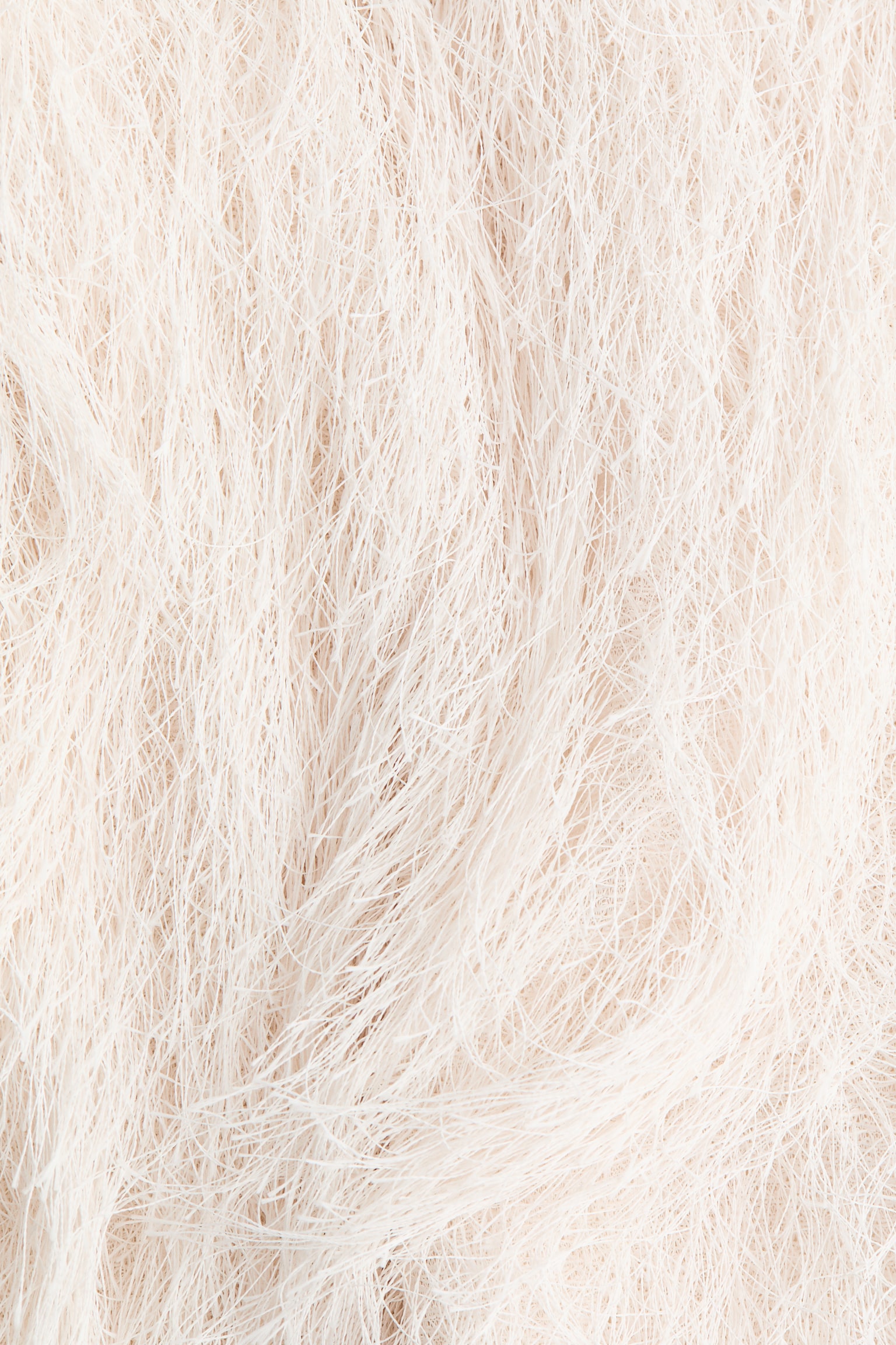 Saco con flecos - Crema/Rosa tenue - 5