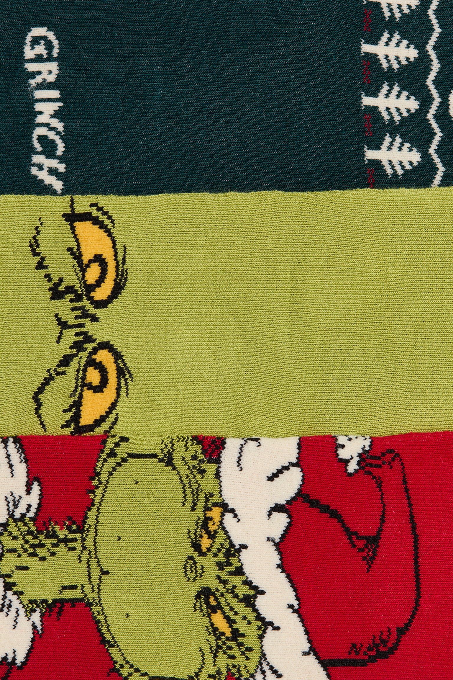 Froté ponožky 3 páry - Zelená/Grinch/Bleděmodrá/Bluey - 2