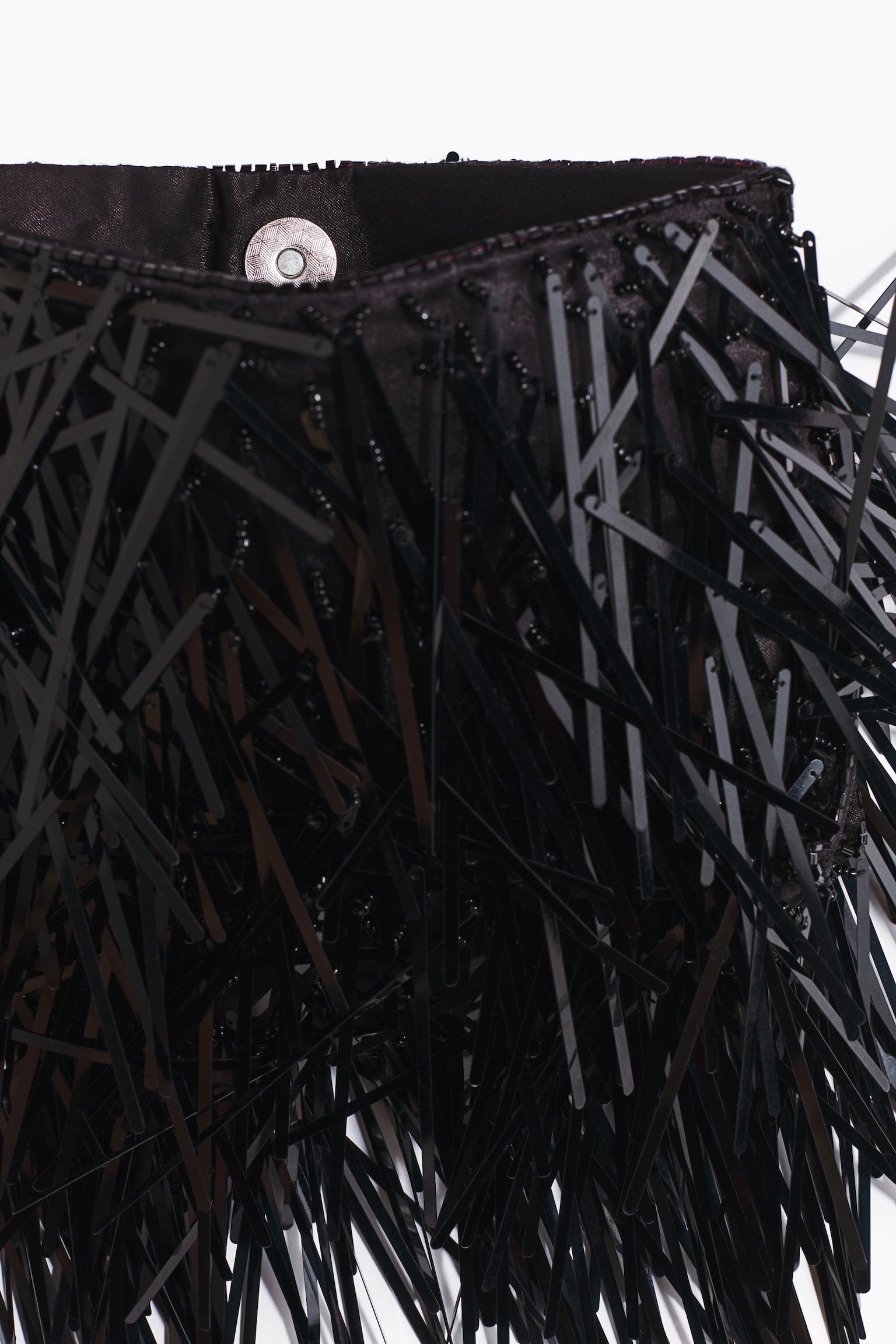 Embellished clutch - Black - 4