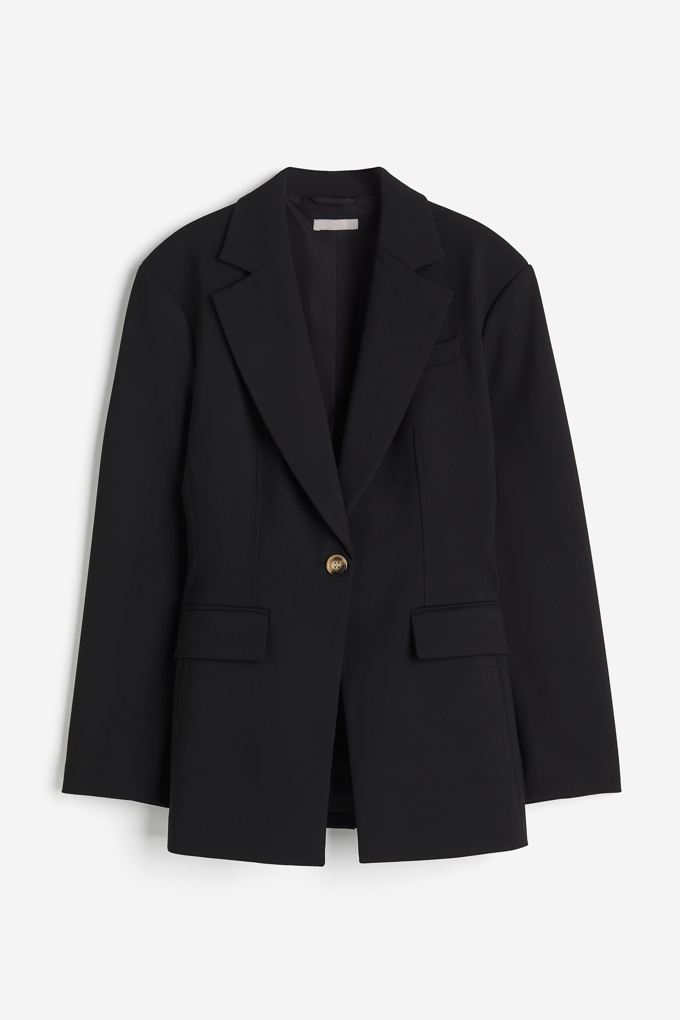 Tapered-waist blazer - Black - Ladies | H&M GB