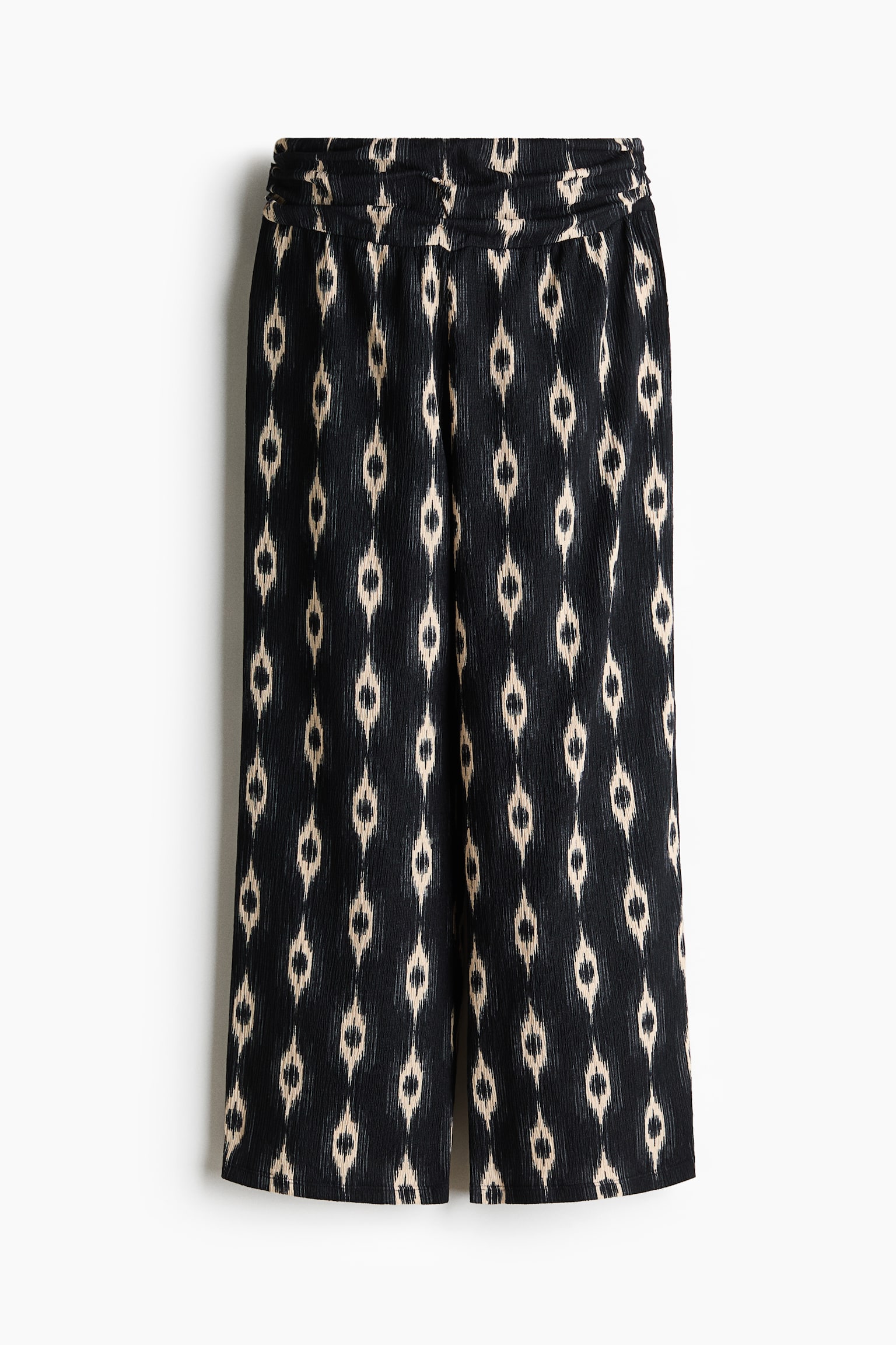 Wide gathered-waist trousers - 2