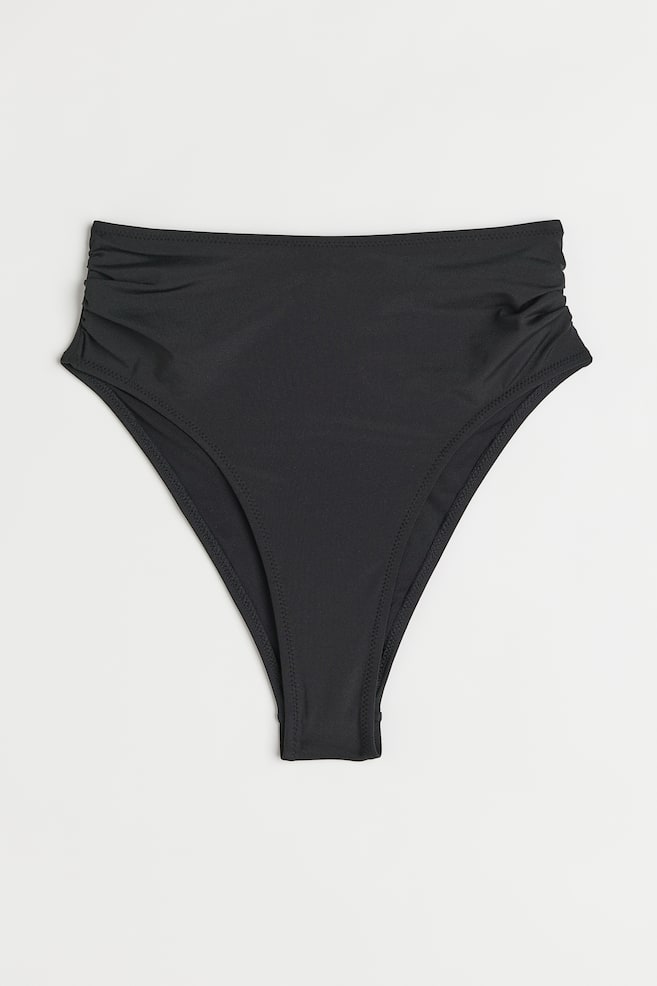 Brazilian bikini bottoms - Svart/Ljuslila/Vit/Blommig - 1