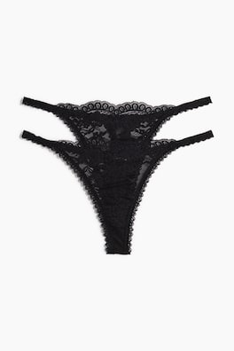 2-pack trosa tanga thong i spets