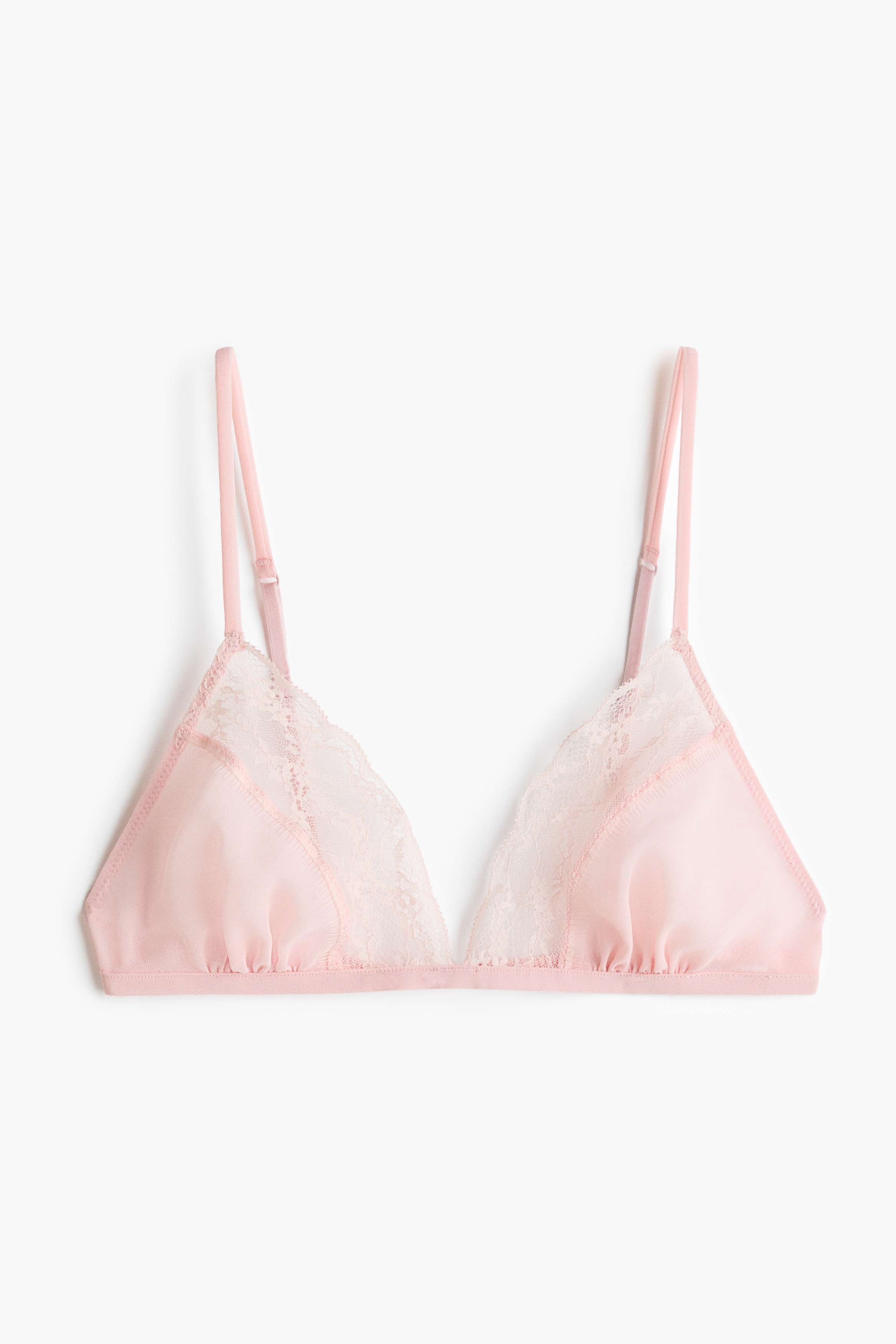 Soutien-gorge en mousseline souple - Rose clair/Beige clair/blanc