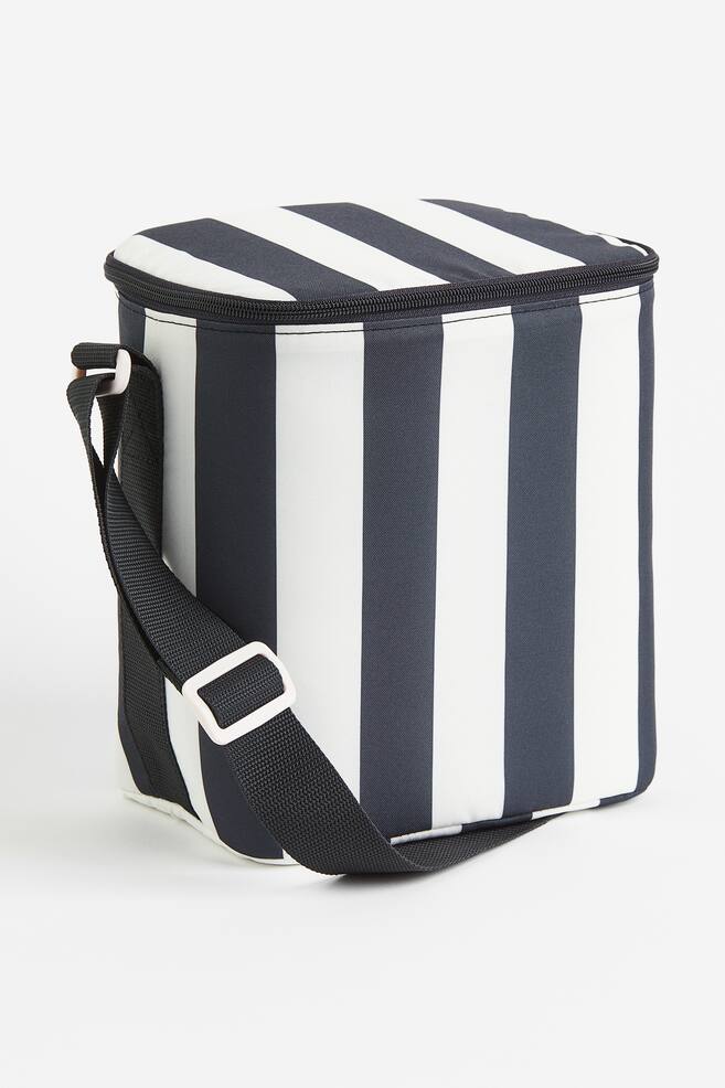 Cool bag with a shoulder strap - White/Striped/Yellow/Striped/Red/Striped - 1