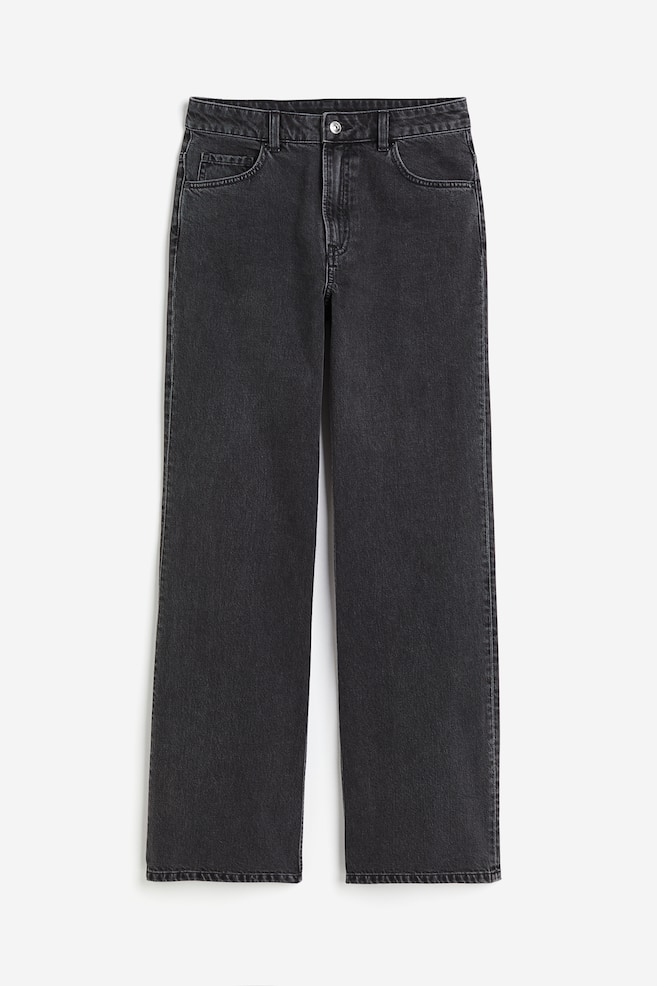 Wide High Jeans - Sort/Lys denimblå/Lys denimblå/Sort/dc/dc - 2