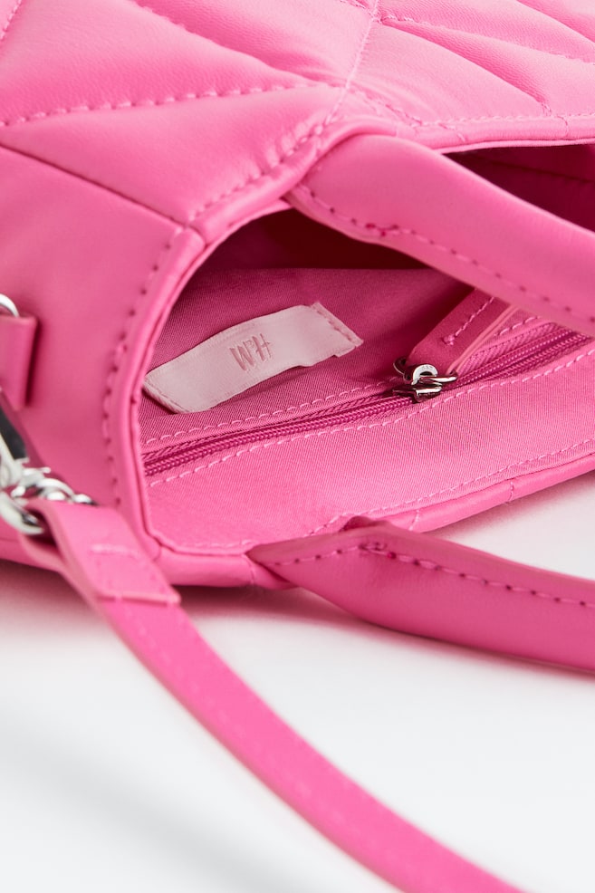Quilted handbag - Pink - 5