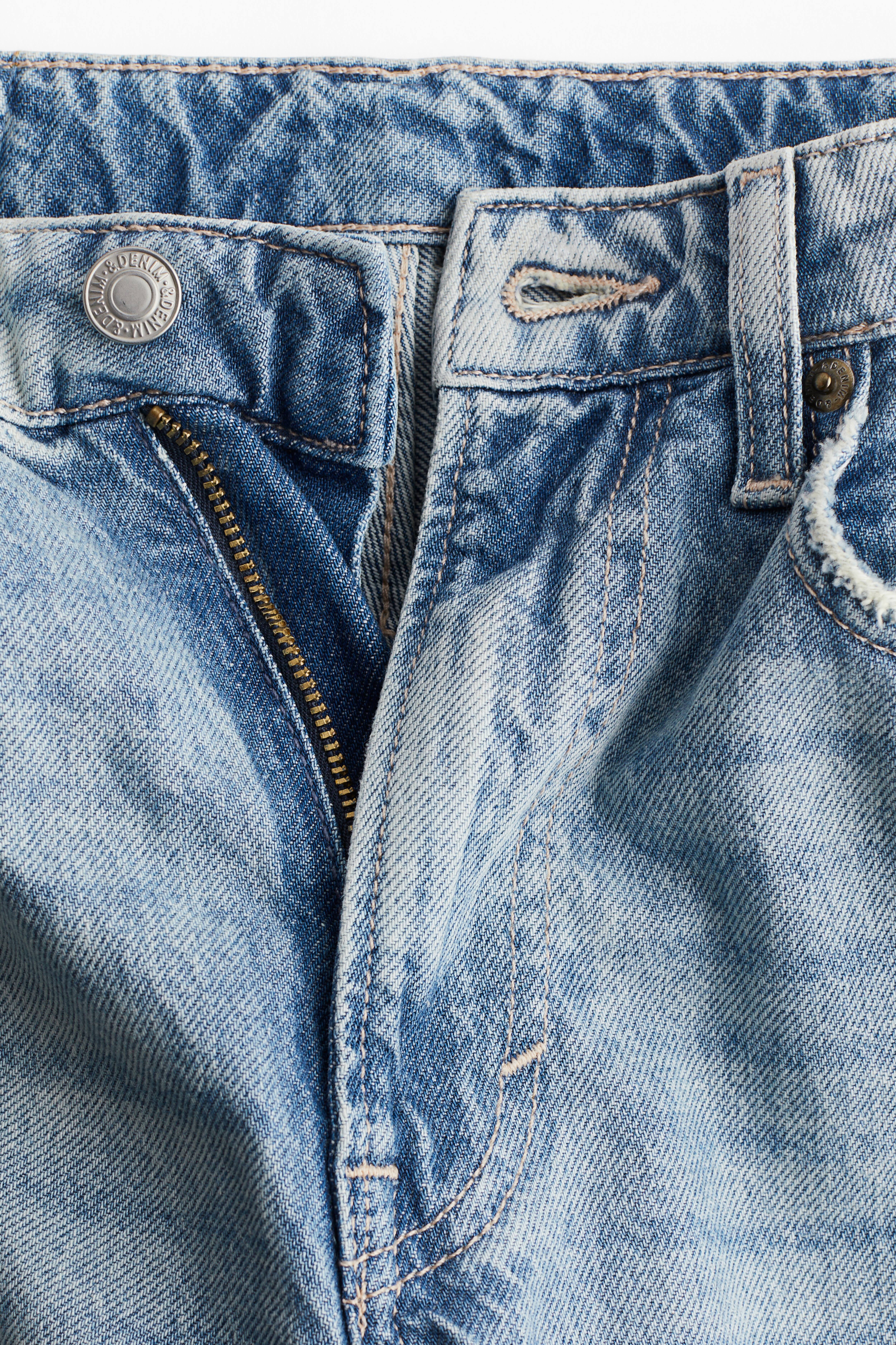 Jean droit taille haute