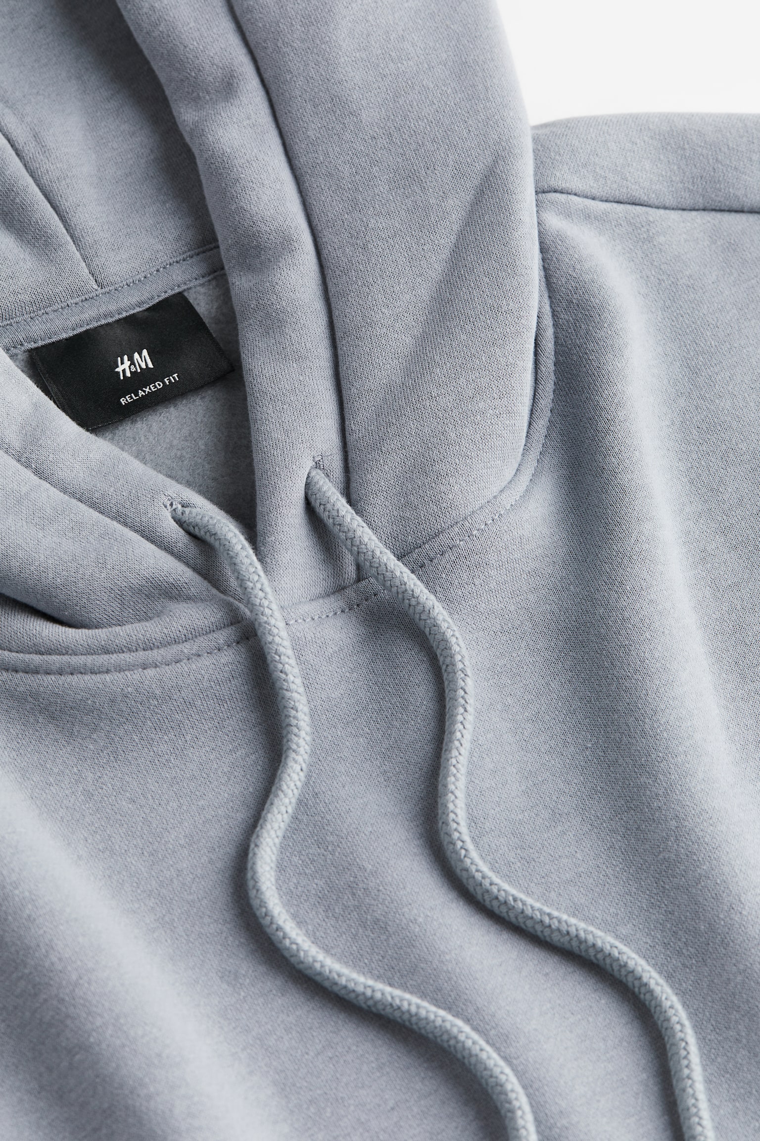 Loose Fit Hoodie - Grey/Light beige/Black/Light grey marle/White/Dark greige/Green/Green/Navy blue/Light purple/Dark green/Forest green/Dark brown/Brown/Blue/Dark blue - 2