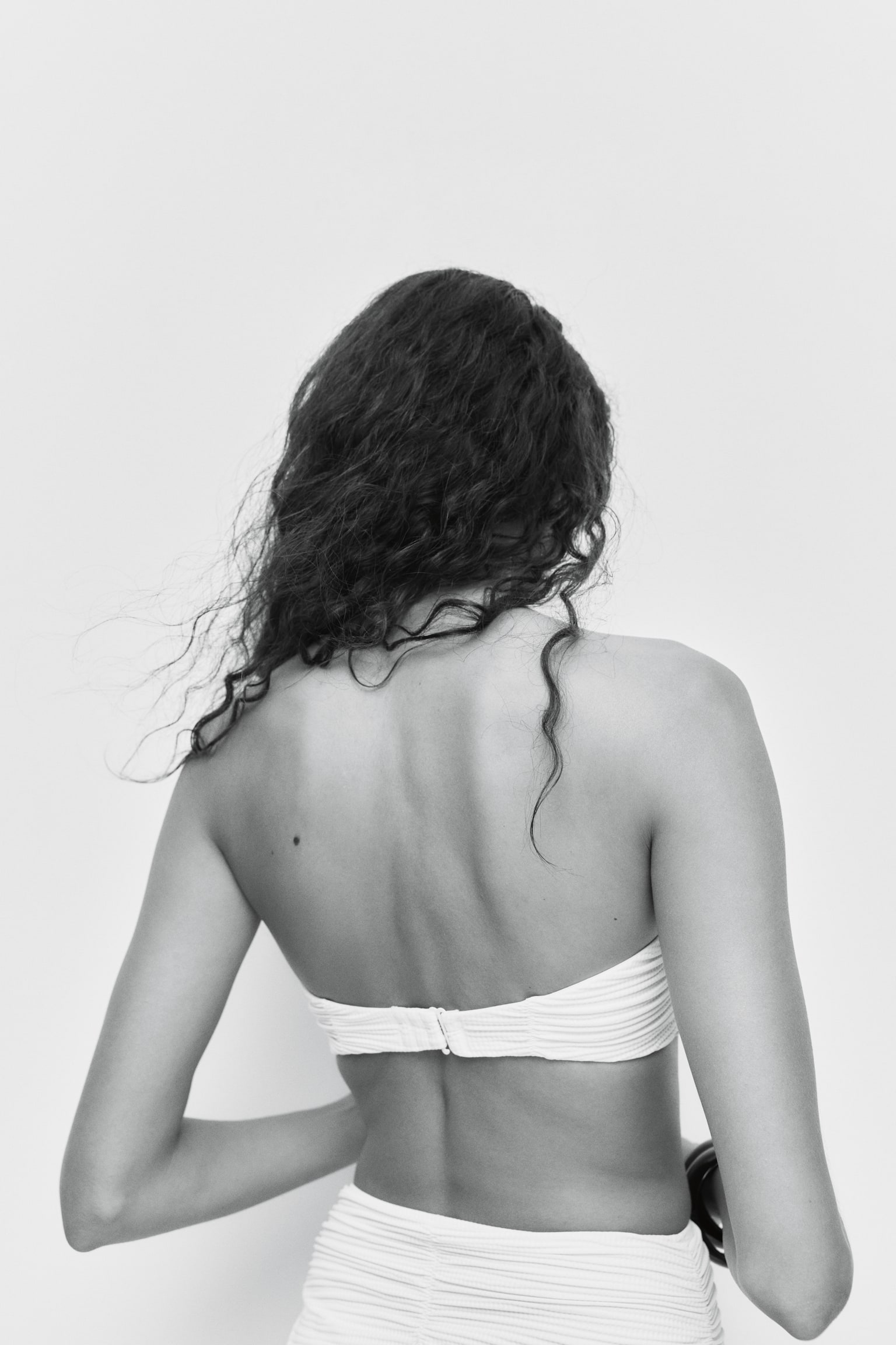 Padded balconette bikini top - White/Light yellow - 6