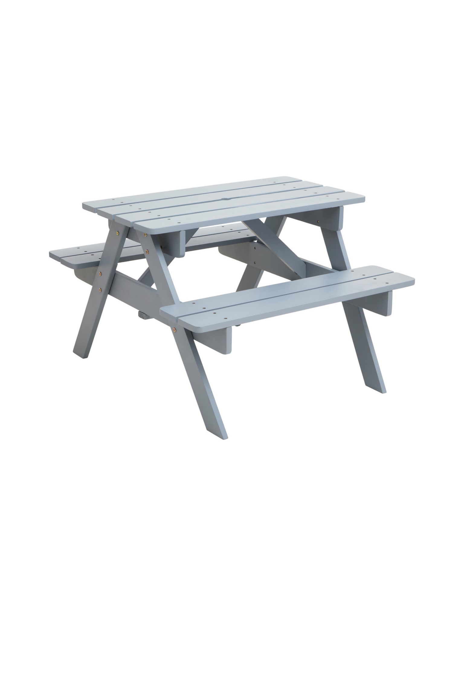 Brighton Kids Picnic Bench - Grey/Pink - 1