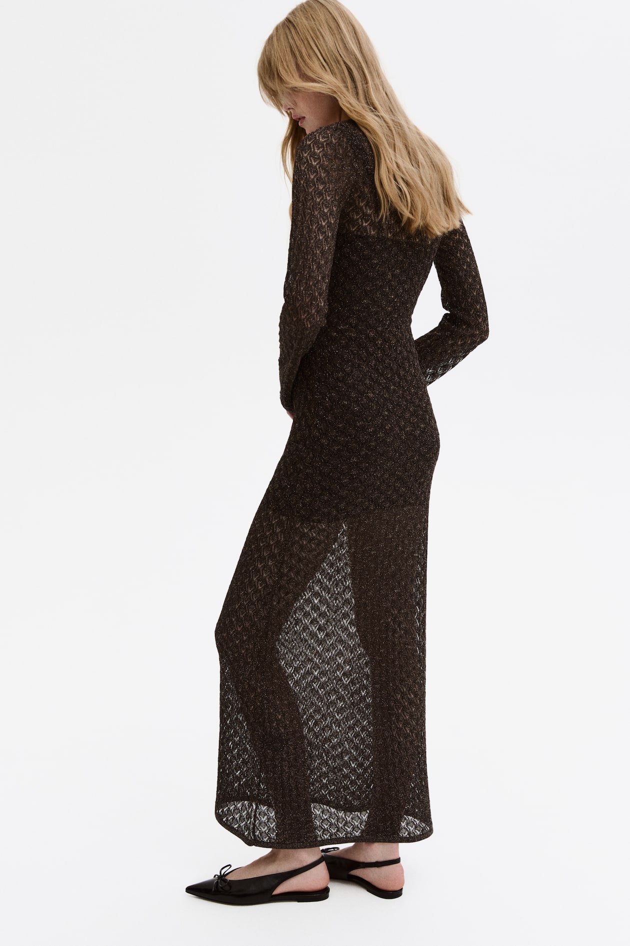 Pointelle-Knit Maxi Dress - image 4