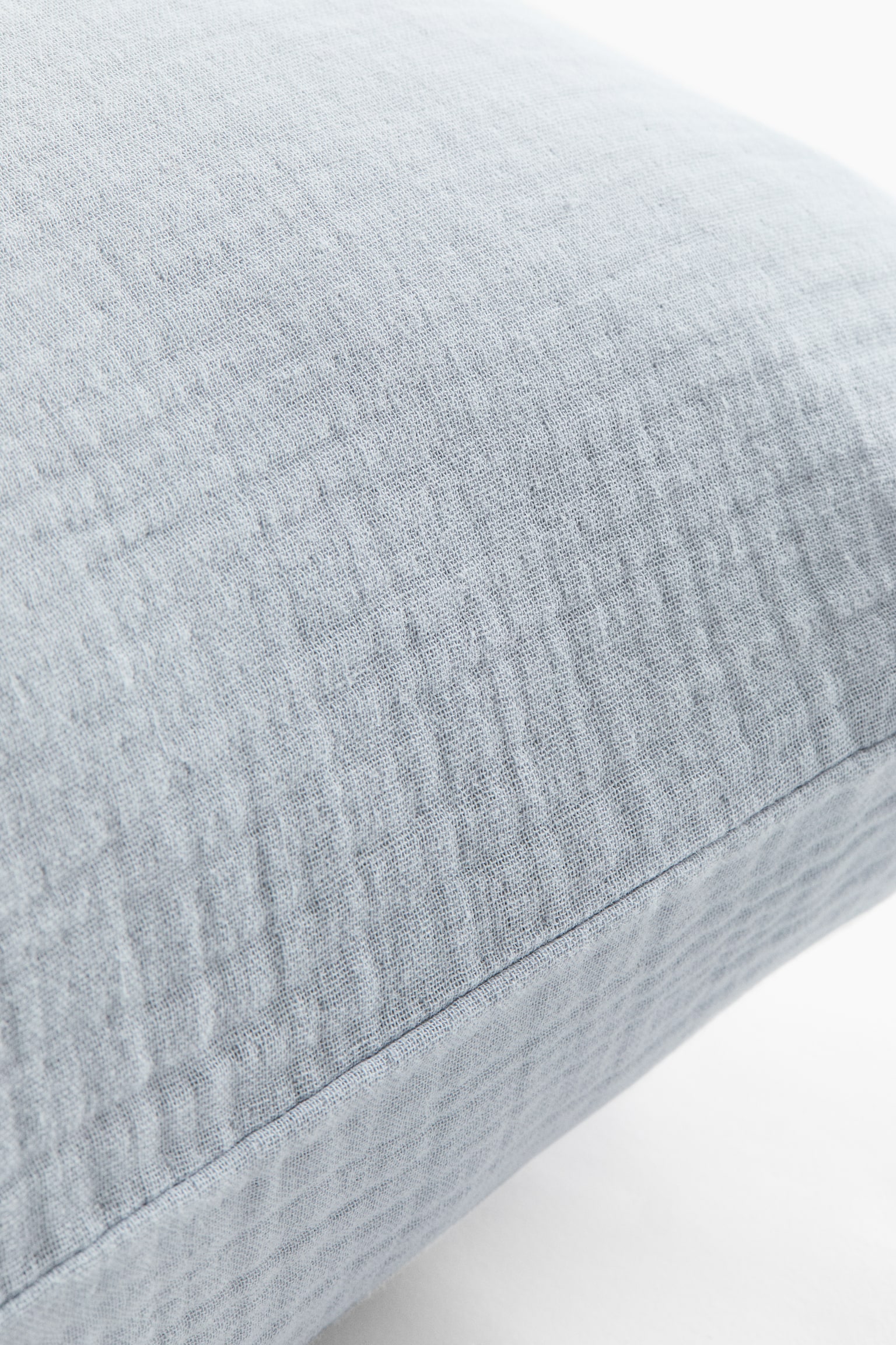 Cotton muslin pillowcase - Light blue/White/Dark beige/Light mole/Brown/Anthracite grey/Light pink/Light beige/Light dusty green/Dark green - 4