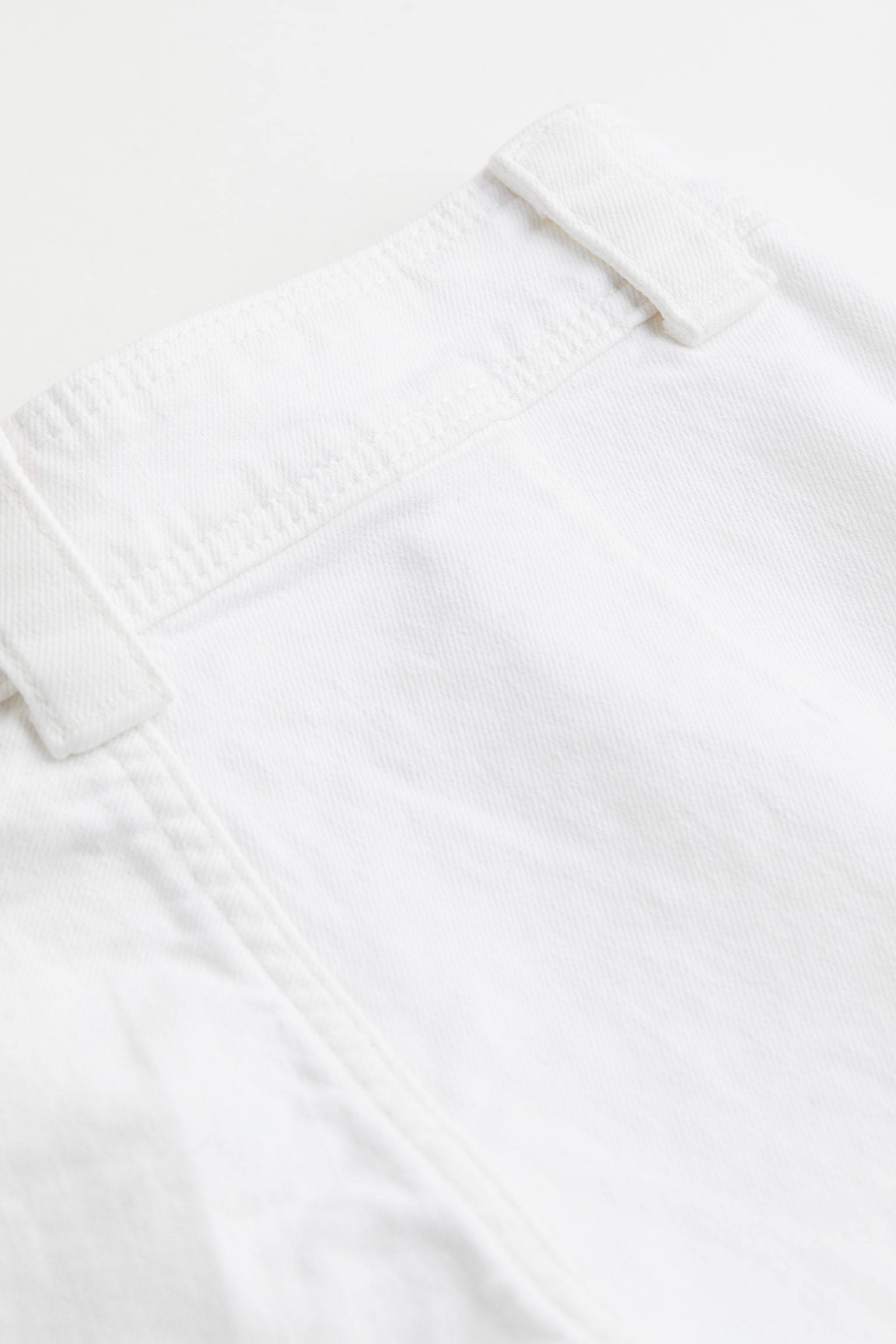 Denim shorts - White - 2