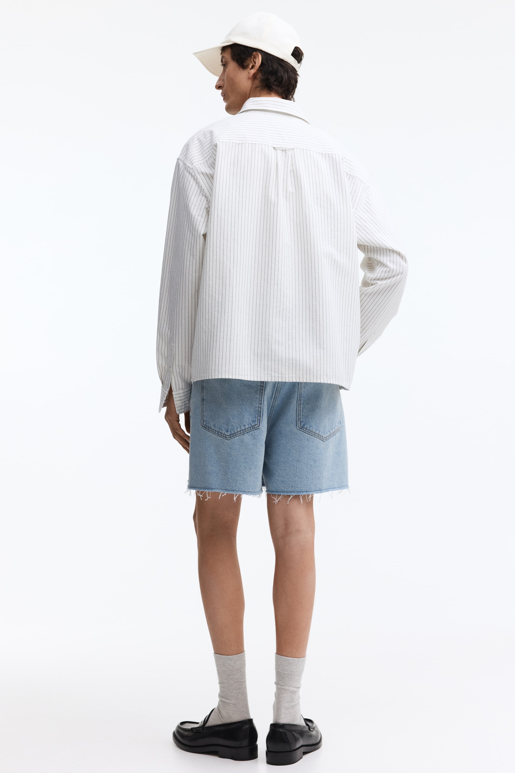 Short ample en denim