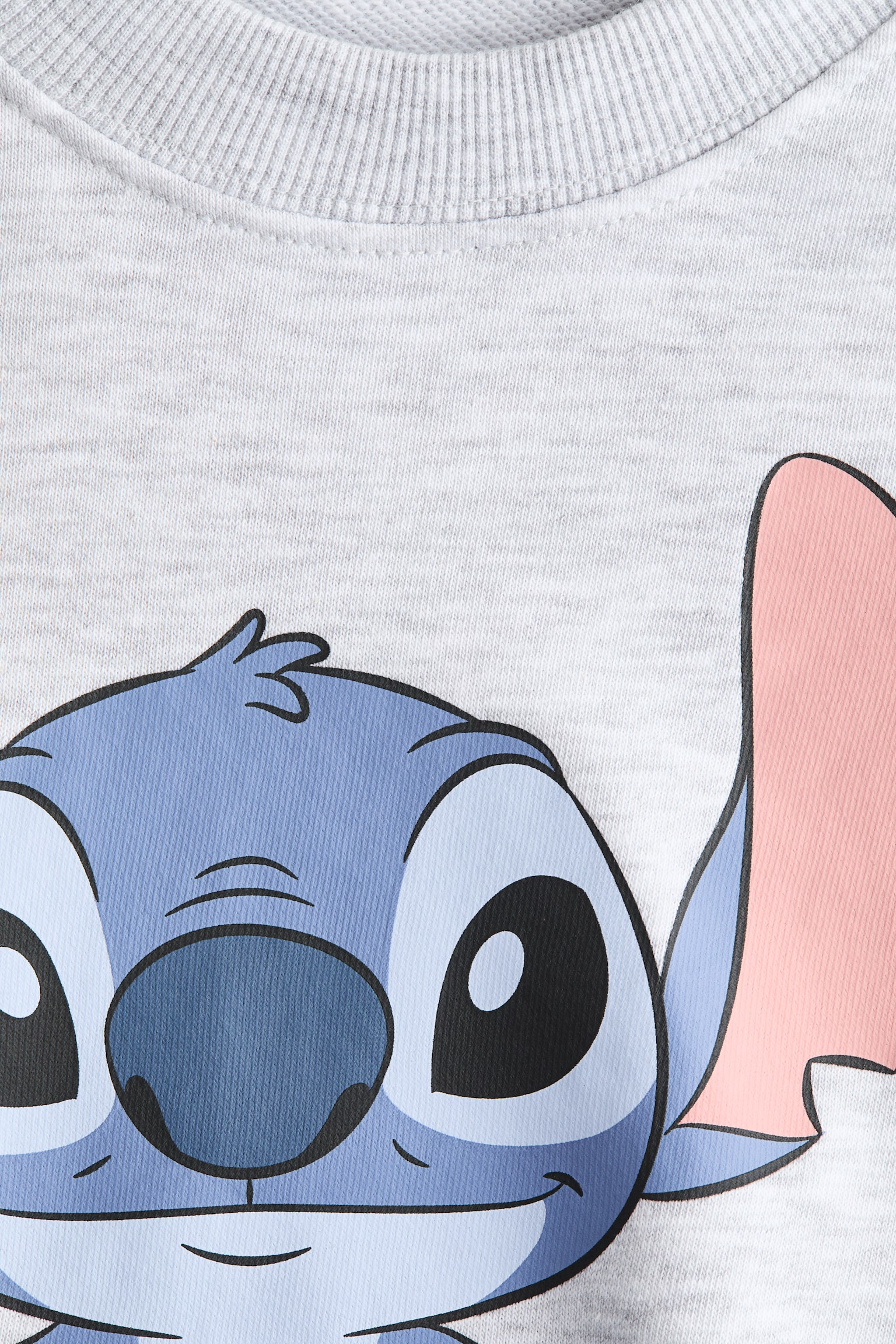 Oversized printed sweatshirt - Light grey marl/Lilo & Stitch/White/SmileyWorld®/Light blue/Cinnamoroll/Light pink/Lilo & Stitch/Dark grey/Lilo & Stitch - 2