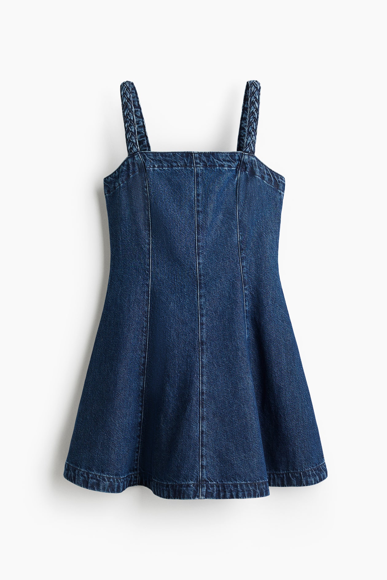 flared skirt denim dress Flared Skirt Denim Dress