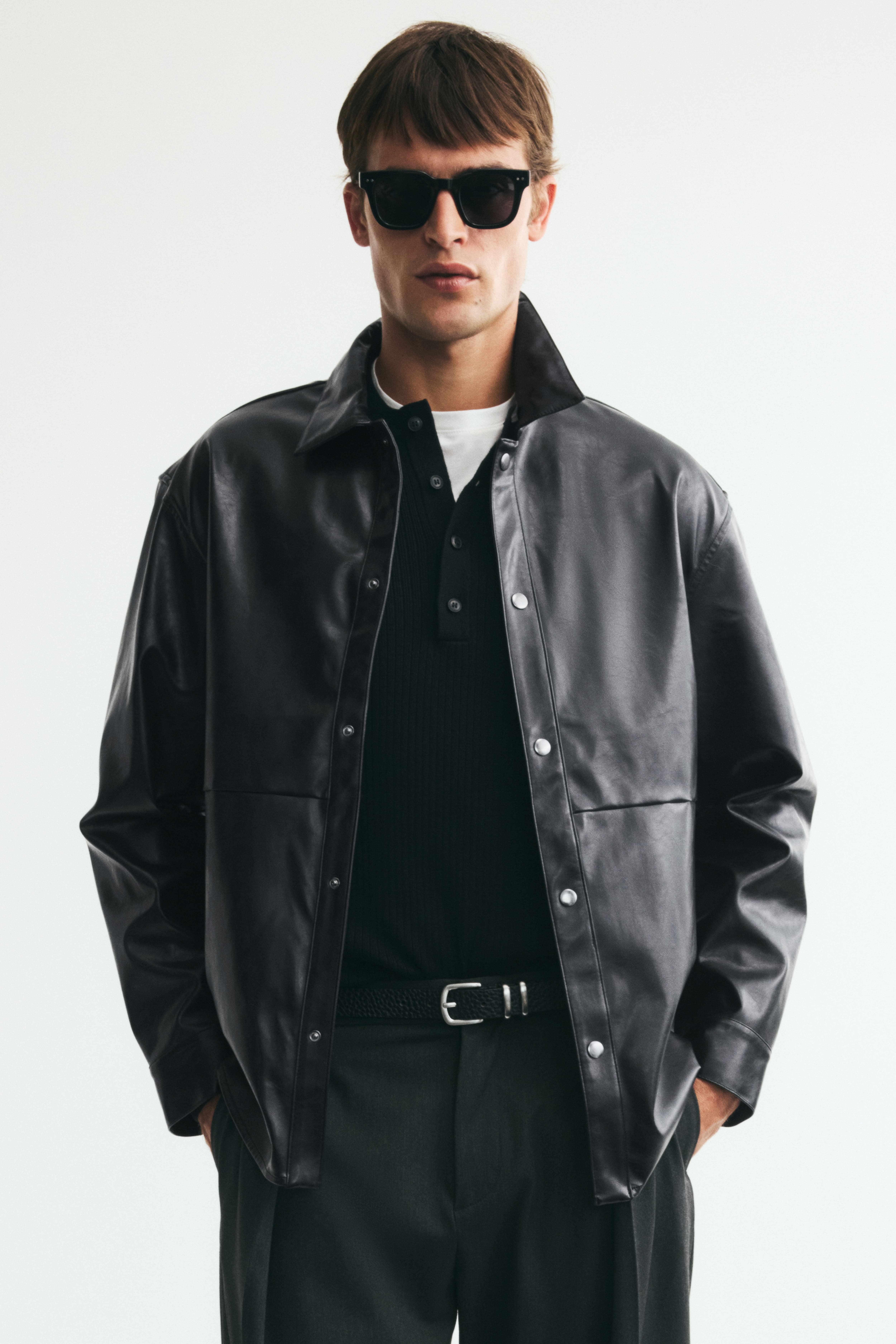 Coated Overshirt