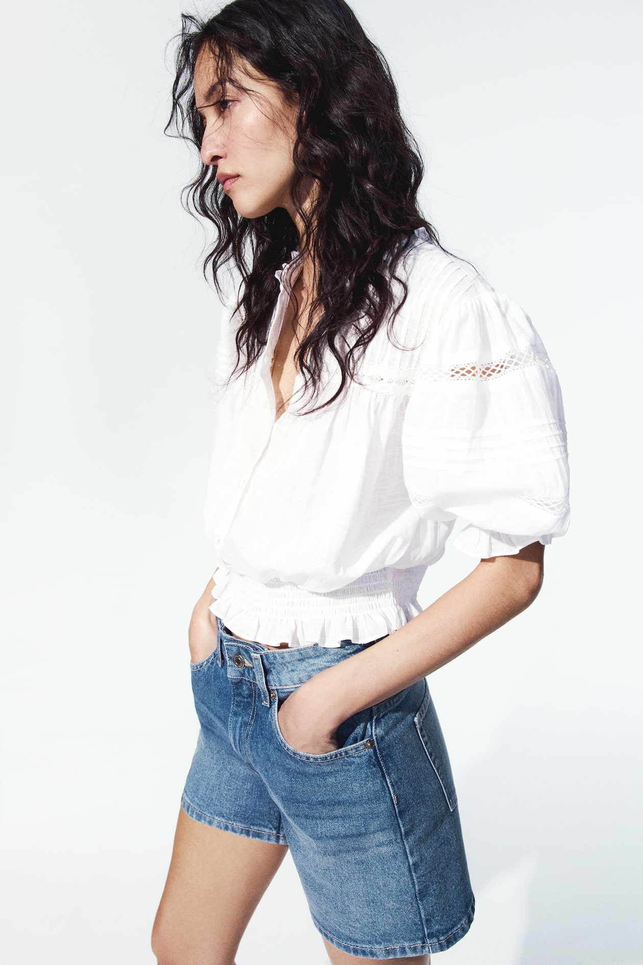 Denim Shorts - image 5