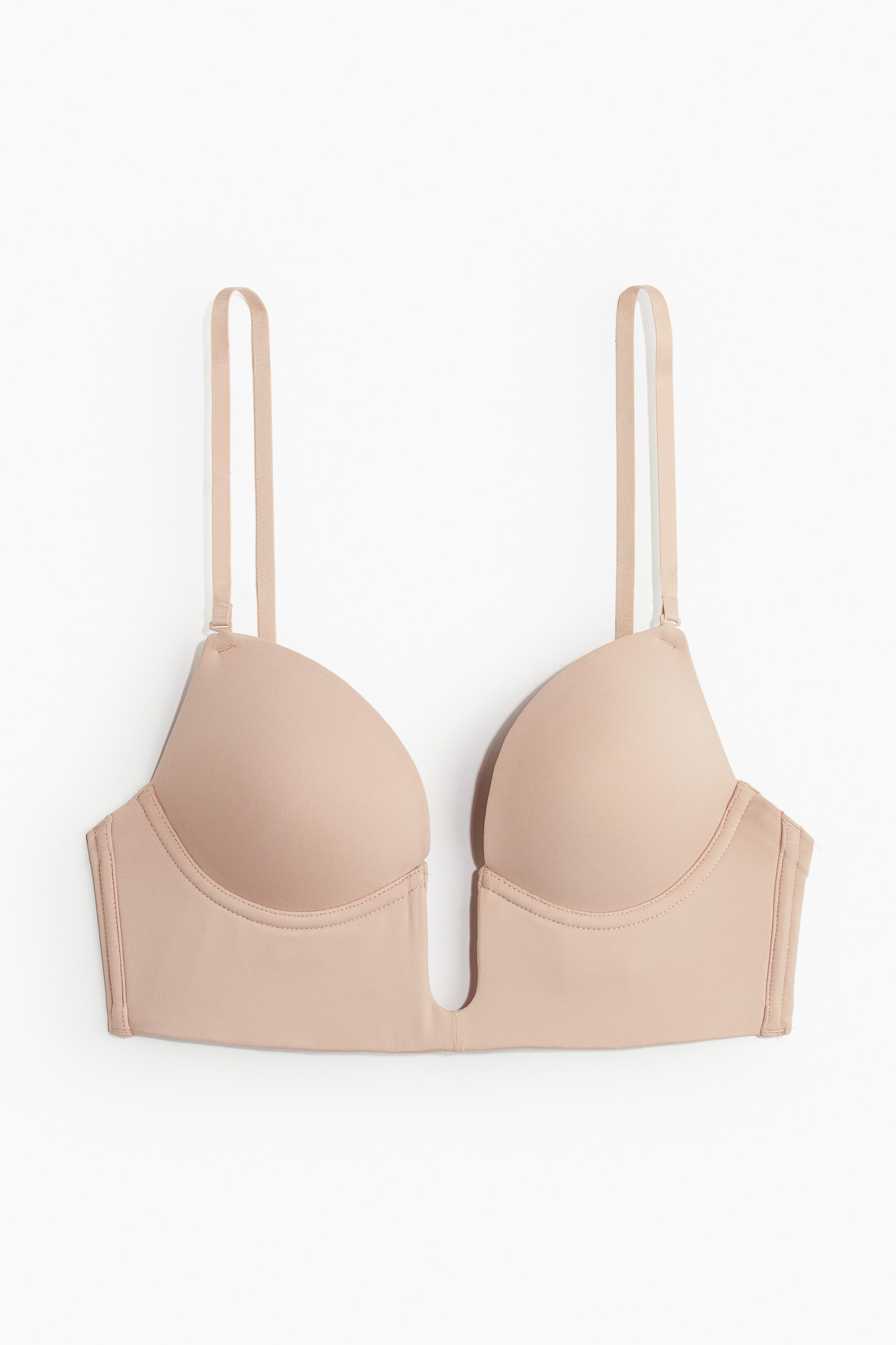 Microfibre Push Up Multiway Bra - Beige
