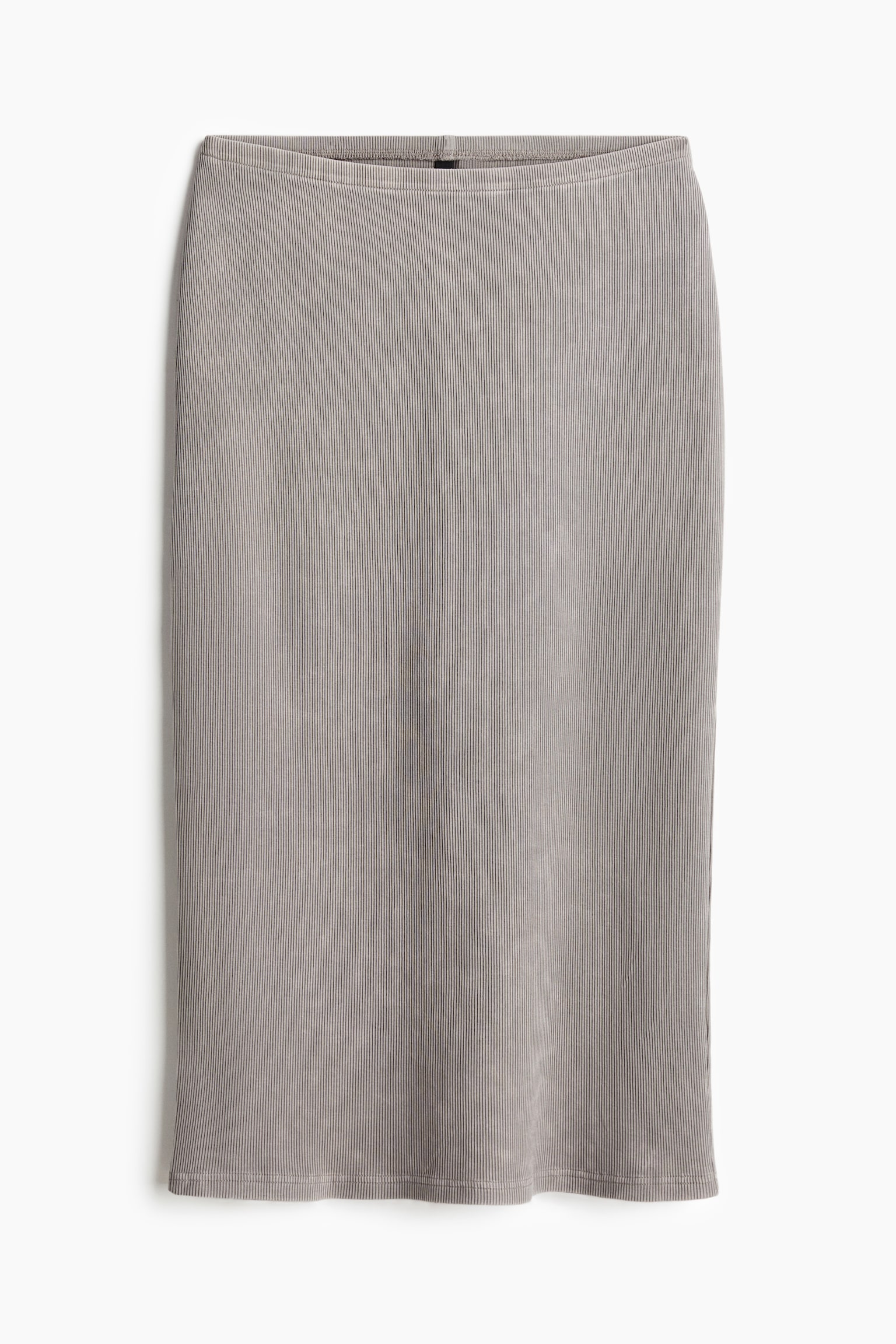 Ribbed pencil skirt - Grey/Washed/Black/Light beige/Ombre - 2