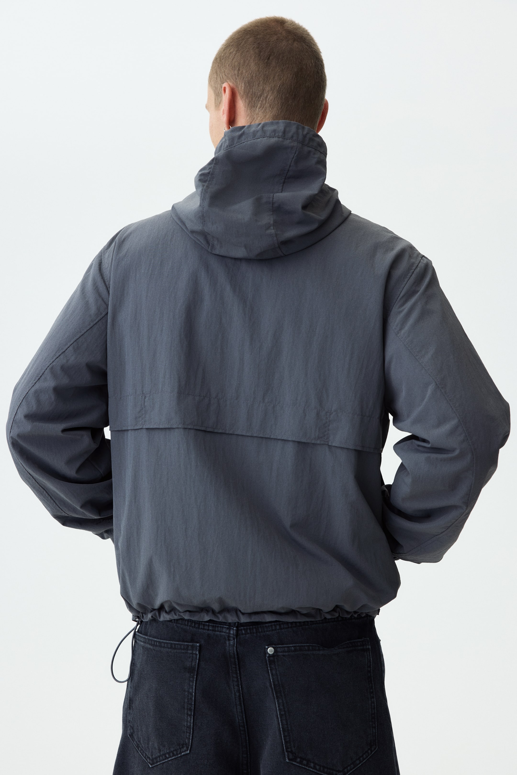 Veste coupe-vent hydrofuge en nylon