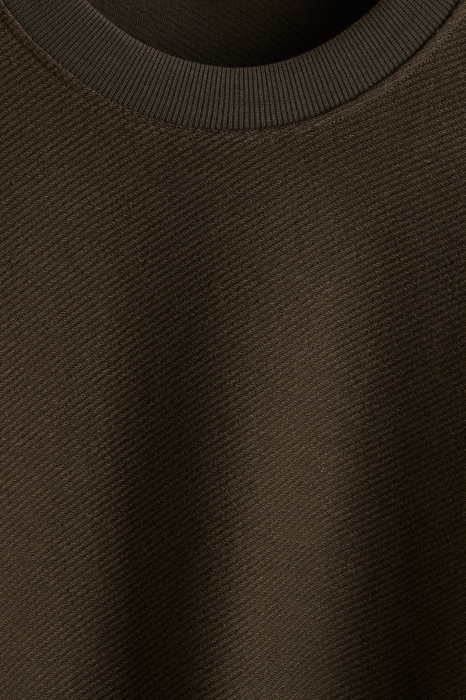 加大碼棉質T恤 - 咖啡色/白色/黑色 - 2