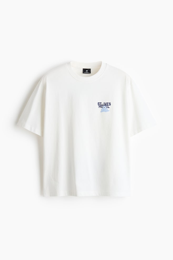 Relaxed-Fit Printed T-Shirt - White/St. Ives Hôtel/Red/East Isles Club/Pale yellow/Sports Club/Navy blue/Sunset Race/Light blue/1992/White/Track Unit TRK/Dark blue/St. Ives Hotel/Cream/Sports Soc./Gray melange/Sport Gear 86 - 1