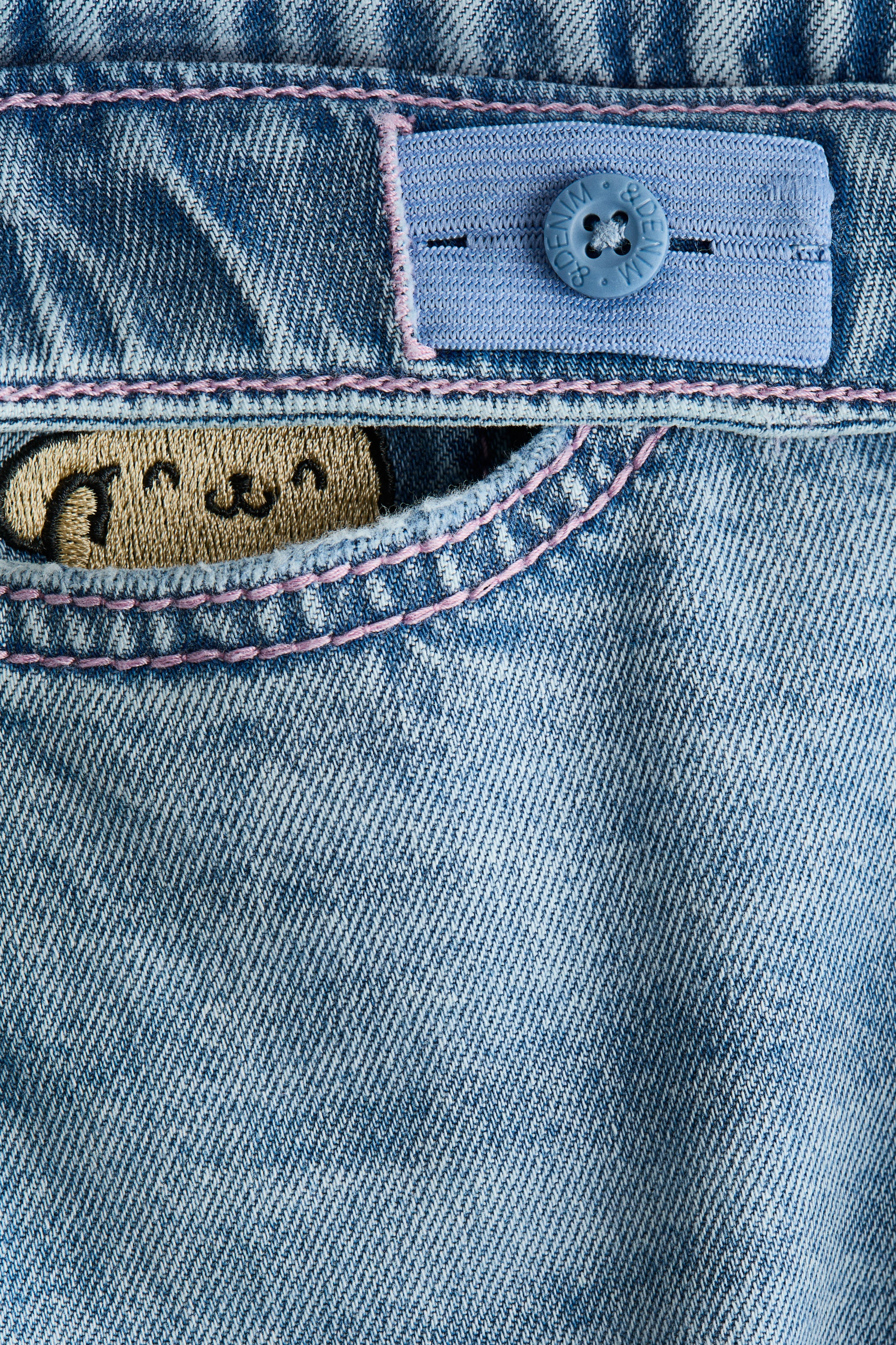 View larger image: Loose Fit Jeans - Denim blue/My Melody - Kids | H&M IN 5