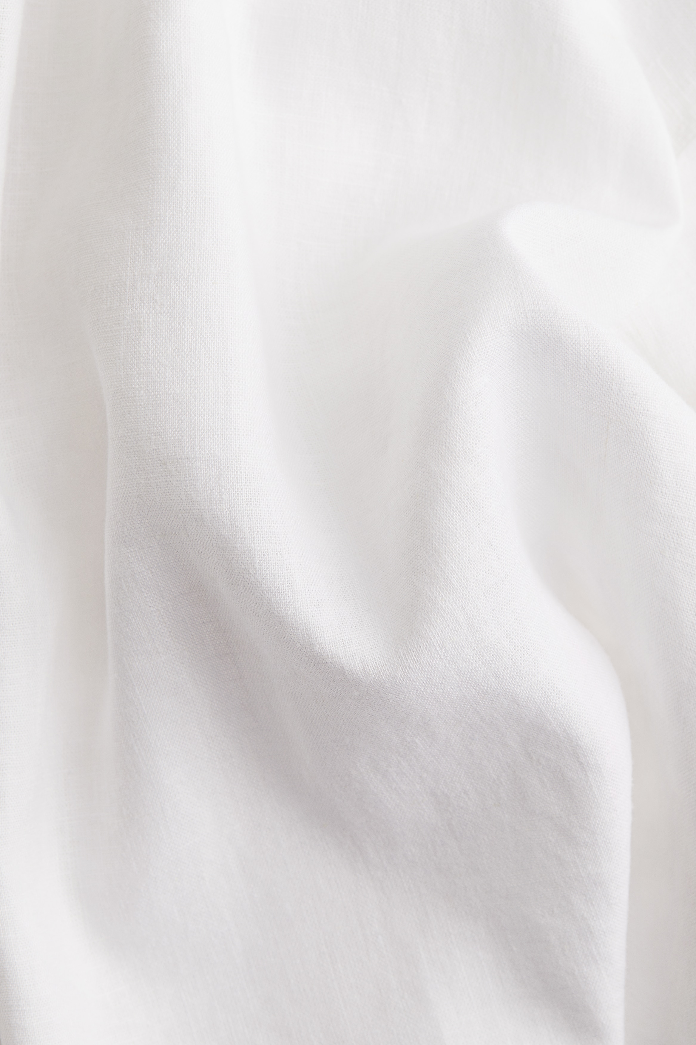 Linen-blend shirt