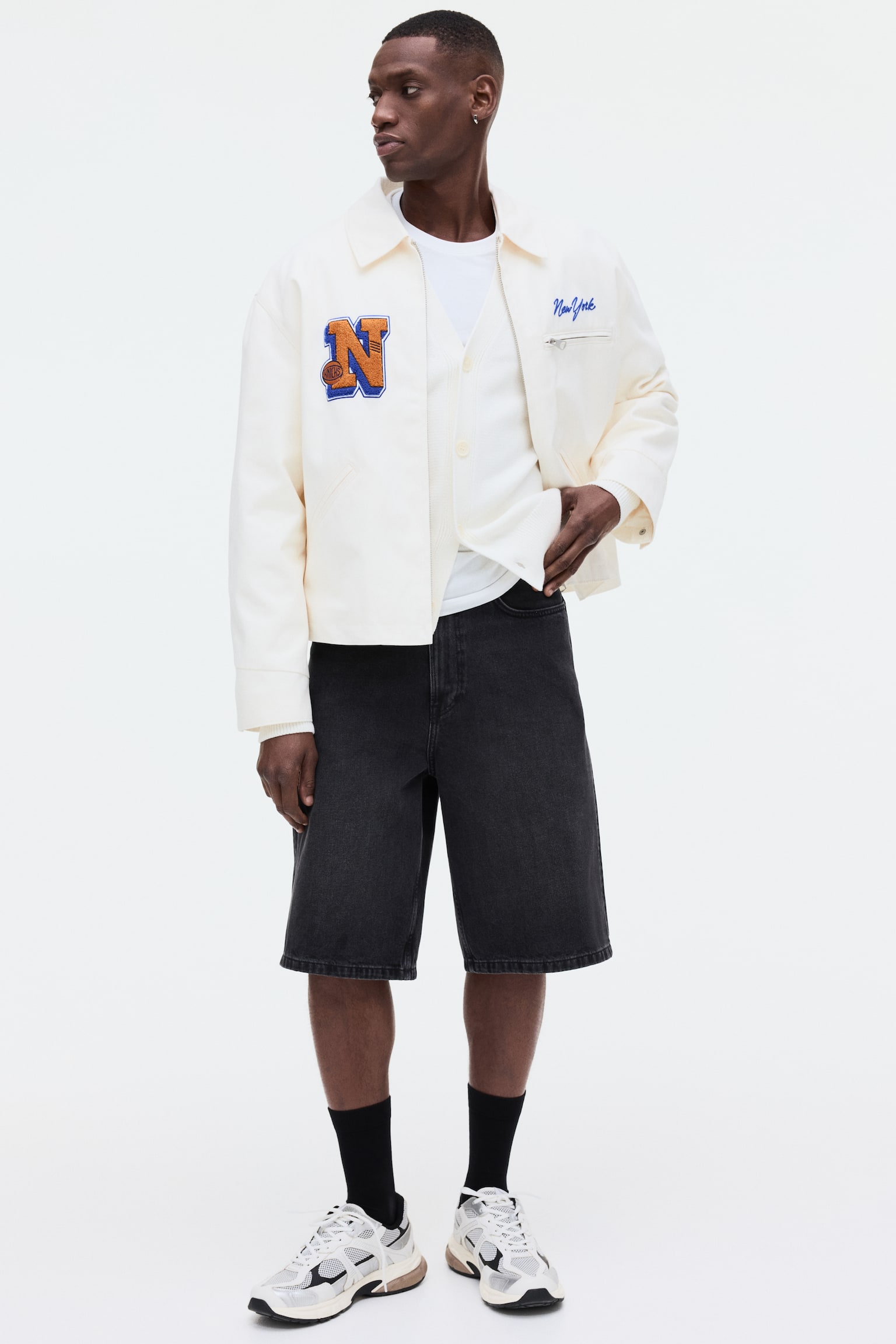 Baggy Denim Shorts - Denim black/Denim gray/Light denim blue/Denim blue - 3
