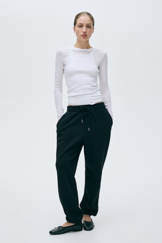 Spodnie dresowe z domieszką bawełny