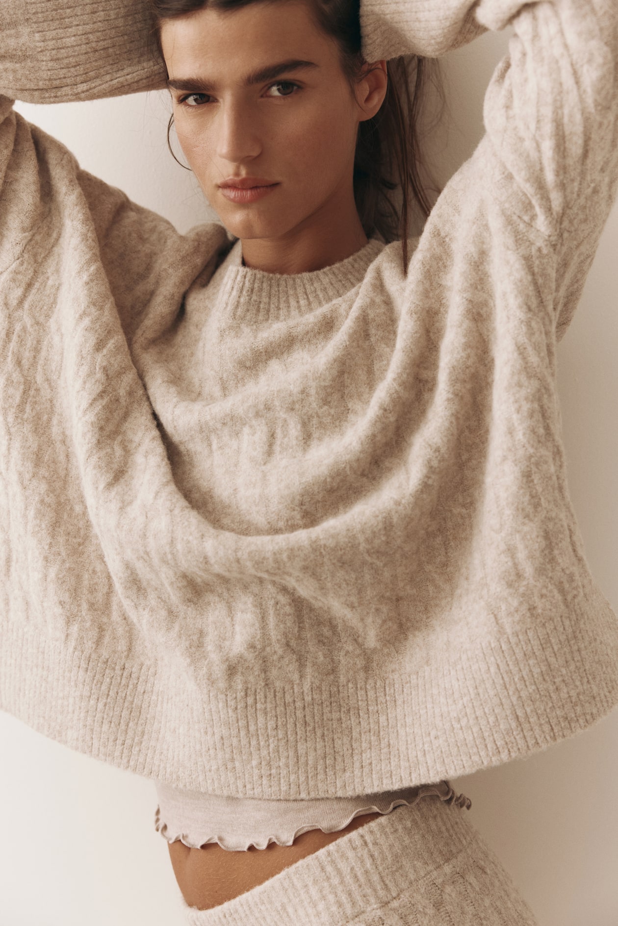 Cable-Knit Sweater - image 2