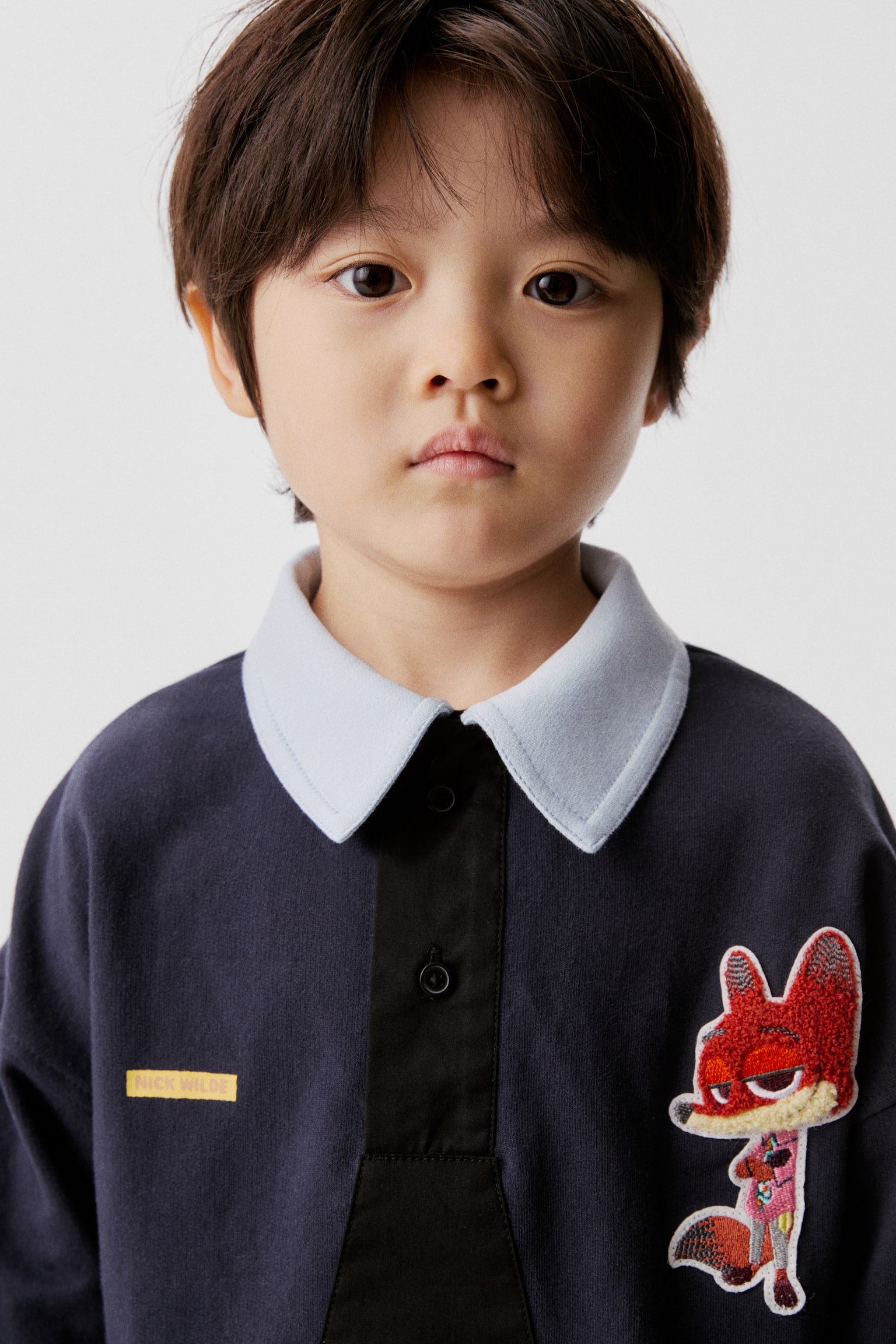 타이 디테일 럭비 셔츠 - 네이비 블루/주토피아 - 3