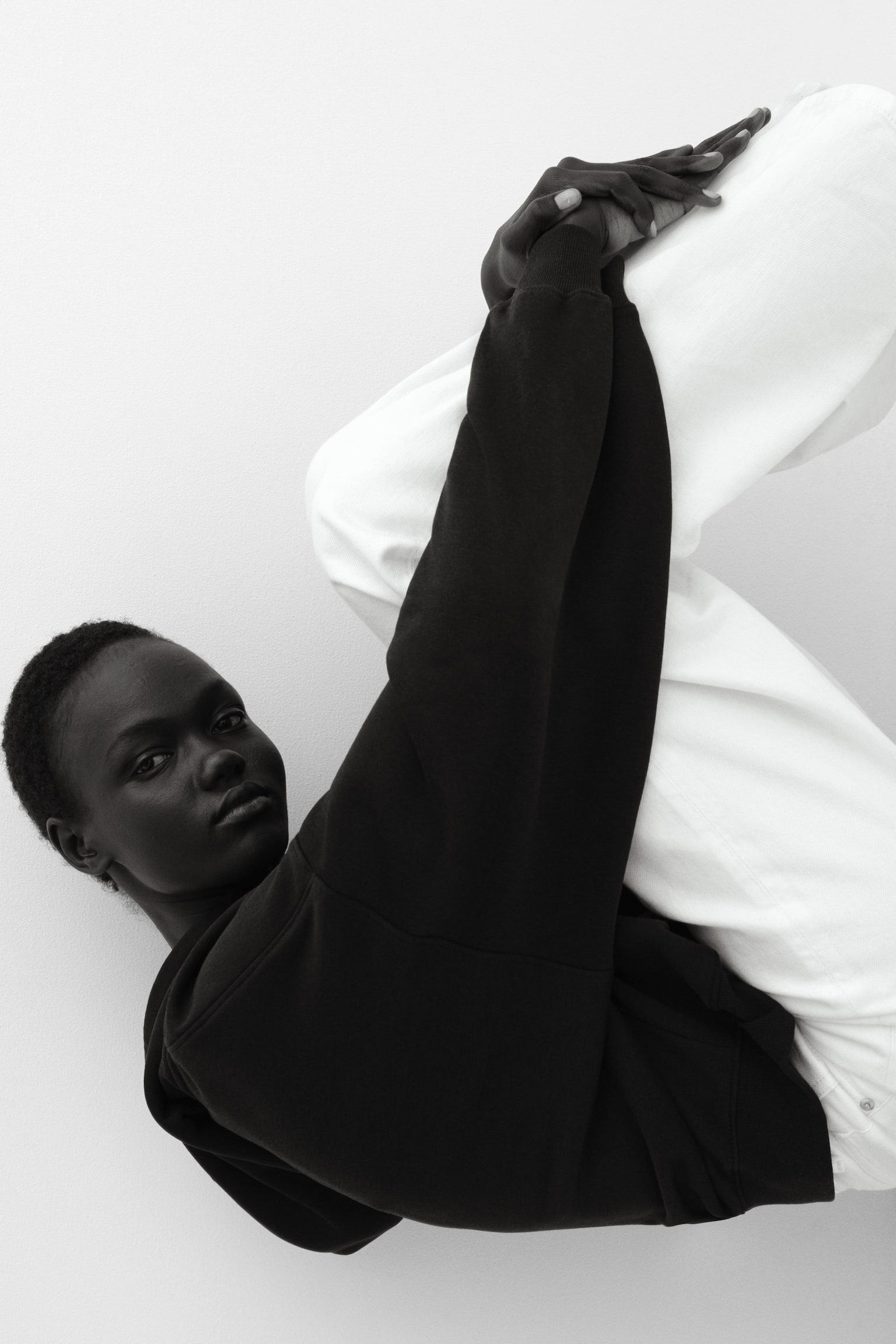 Hoodie - Navy blue/Light gray melange/Brown/Dark plum purple - 4