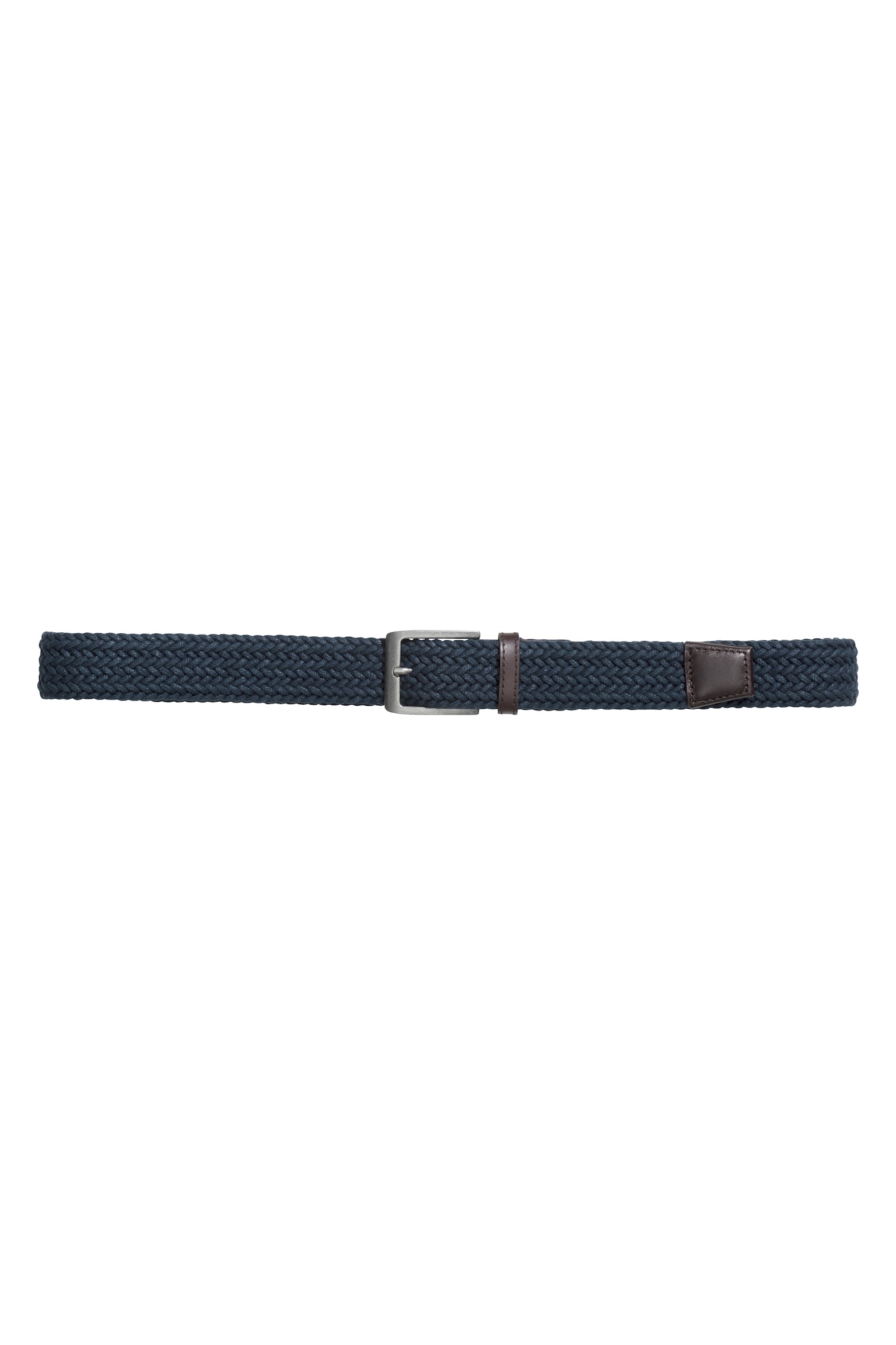 Braided Belt - Dark blue/Black - 2