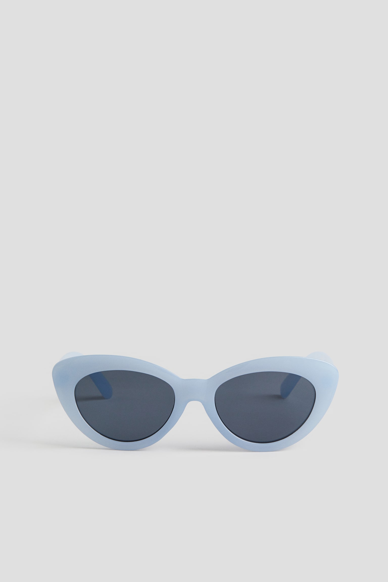 Cat-eye sunglasses - Light blue/Light yellow - 2