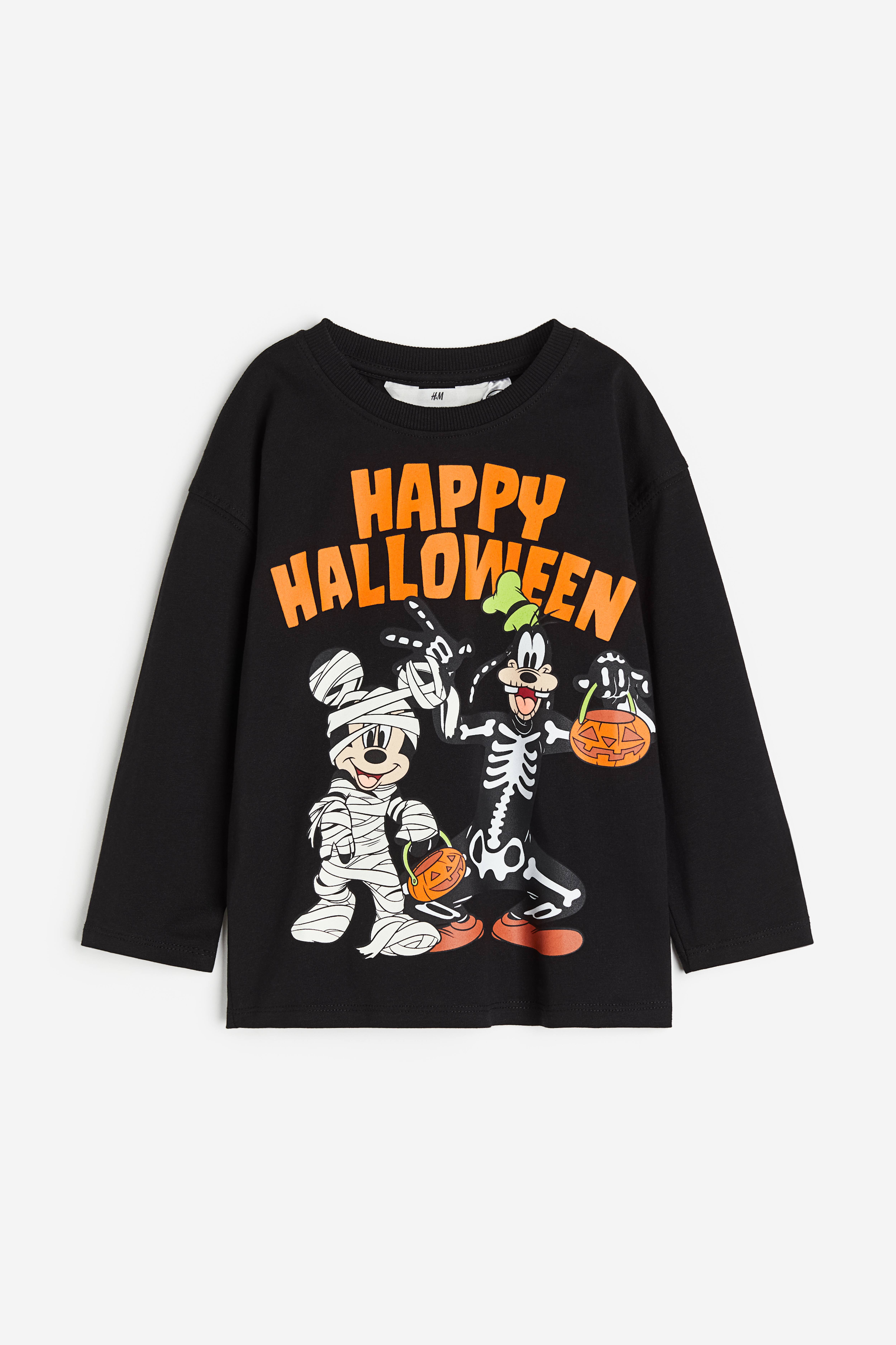 H&M x Disney Halloween purchases Sweatshirt Mickey Minnie Goofy 3/4t