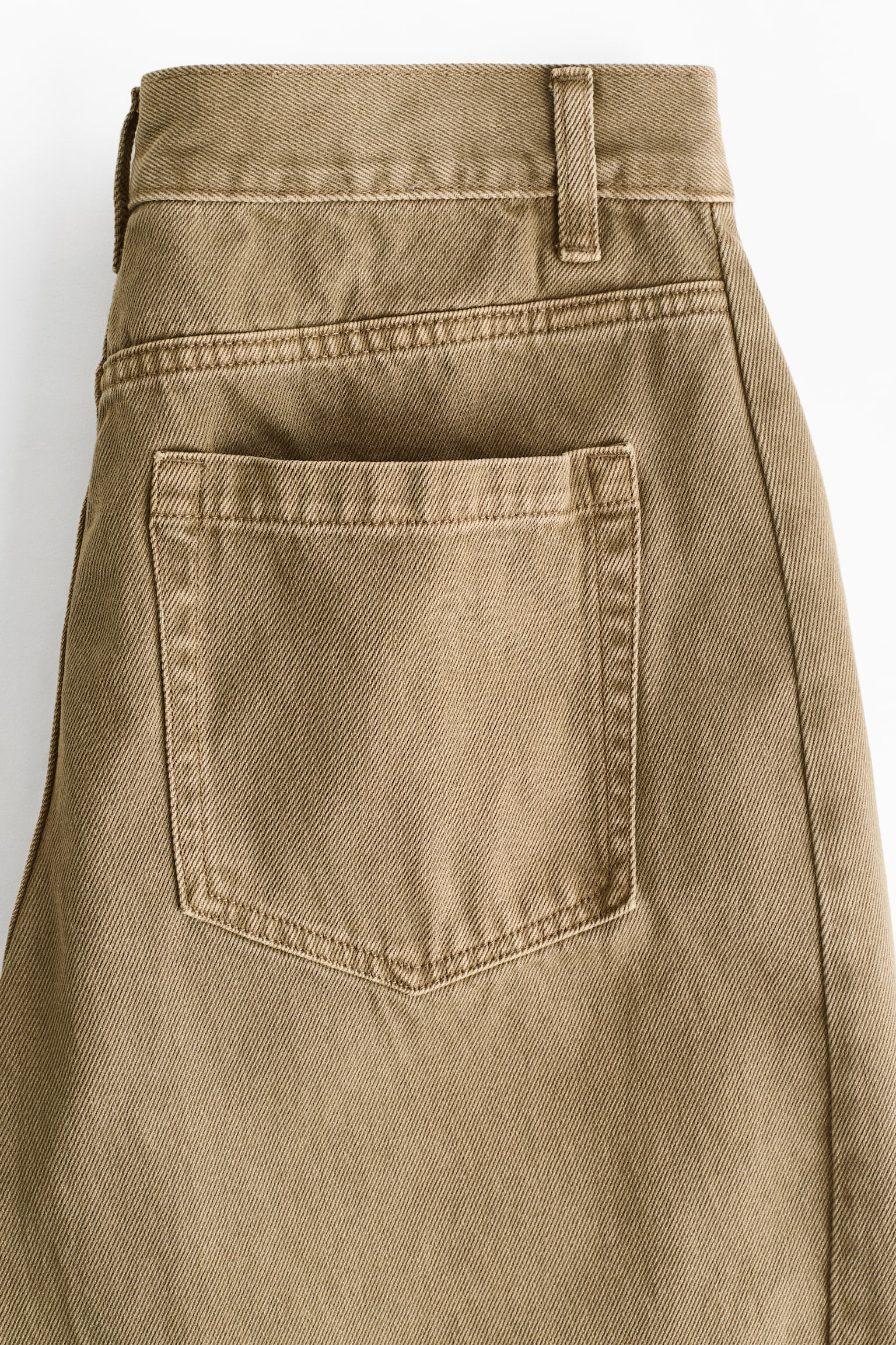 Barrel Regular Waist Jeans - Vert kaki/Bleu denim foncé/Bleu denim - 6