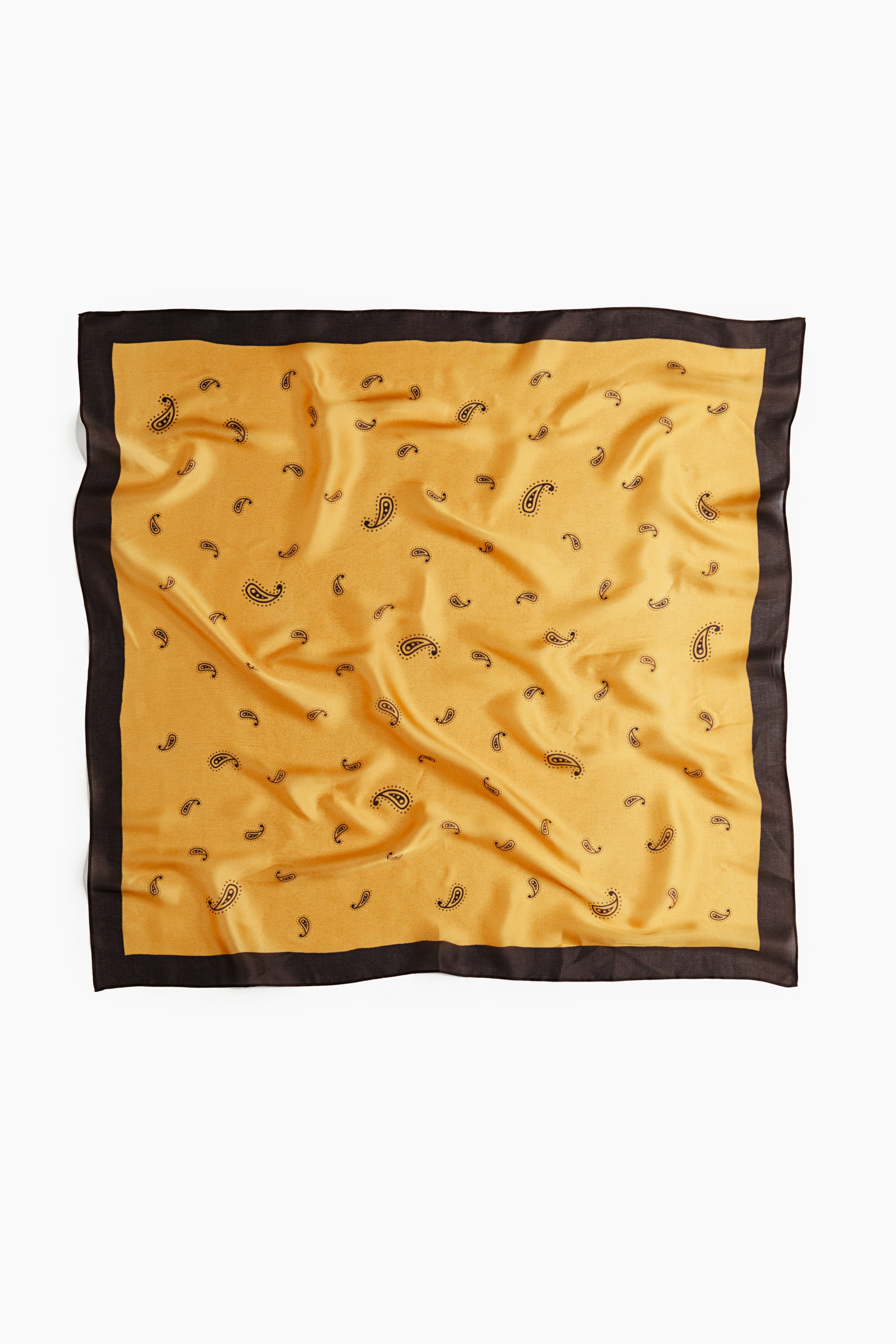 Pattern Scarf - Dark brown/Paisley pattern/Pink/Leaves/Rust red/Yellow/Dark brown/Spot/Navy blue/Paisley pattern/White/Blue/Dark khaki green/Spot/Brown/Paisley pattern/Red/Dark red/Khaki green/Pattern/Khaki green/Paisley pattern/Dark brown/Leopard print/Cream/Pattern/Beige/Pattern/Black/Pattern/White/Floral