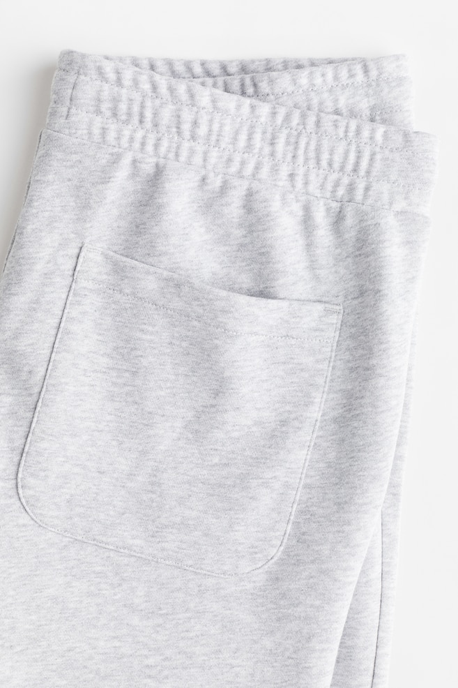 Sweatshort Regular Fit - Grijs gemêleerd/Zwart/Lichtbeige/Lichtblauw/Perzikroze - 3