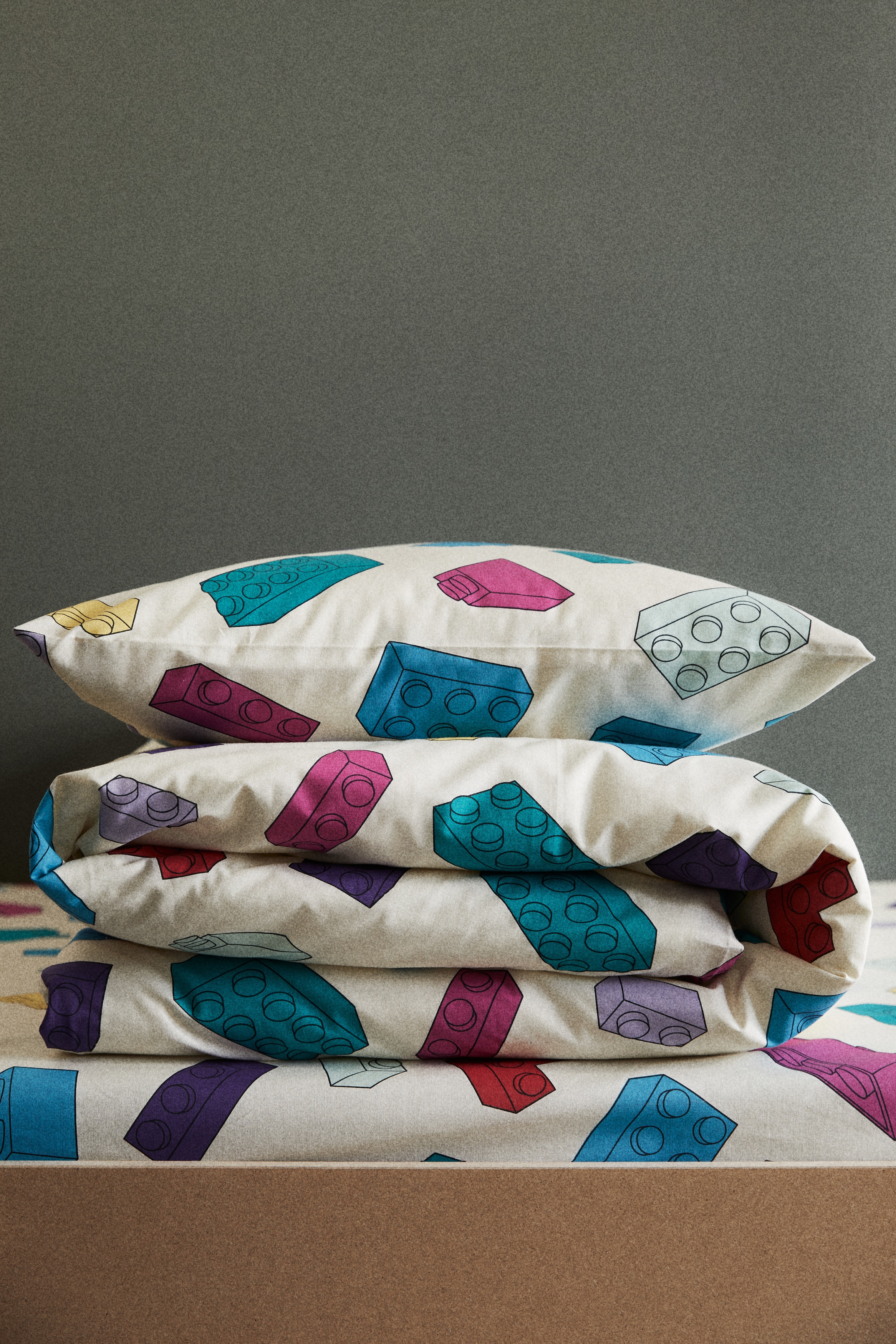 パターンコットン掛け布団カバーセット - マルチカラー／LEGO - Home