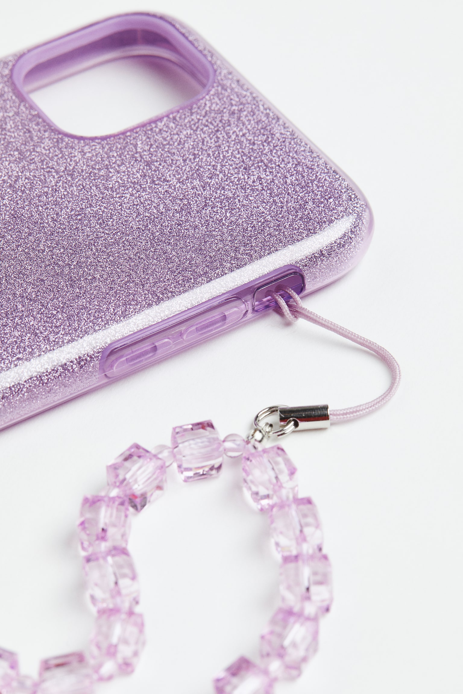 Glittery iPhone case and phone decoration - Purple - 3