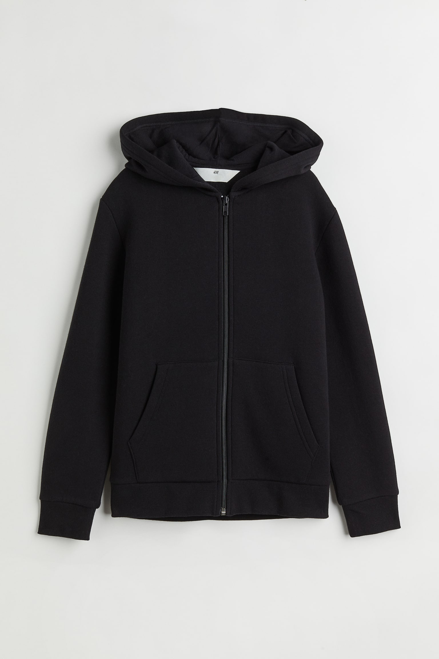 Zip Up Hoodie - Black/Navy blue/Light grey marle - 1