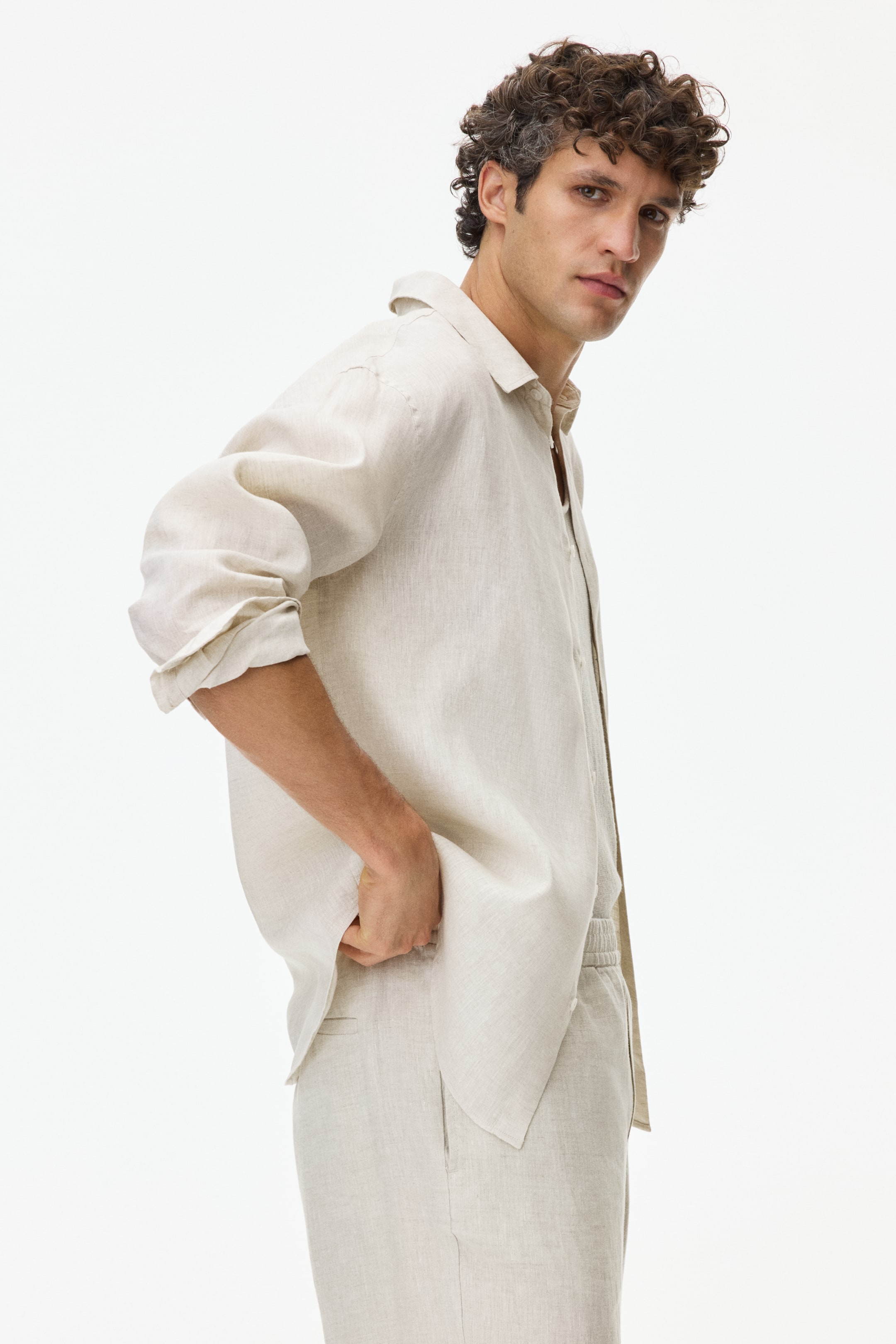 Relaxed-Fit Linen Shirt