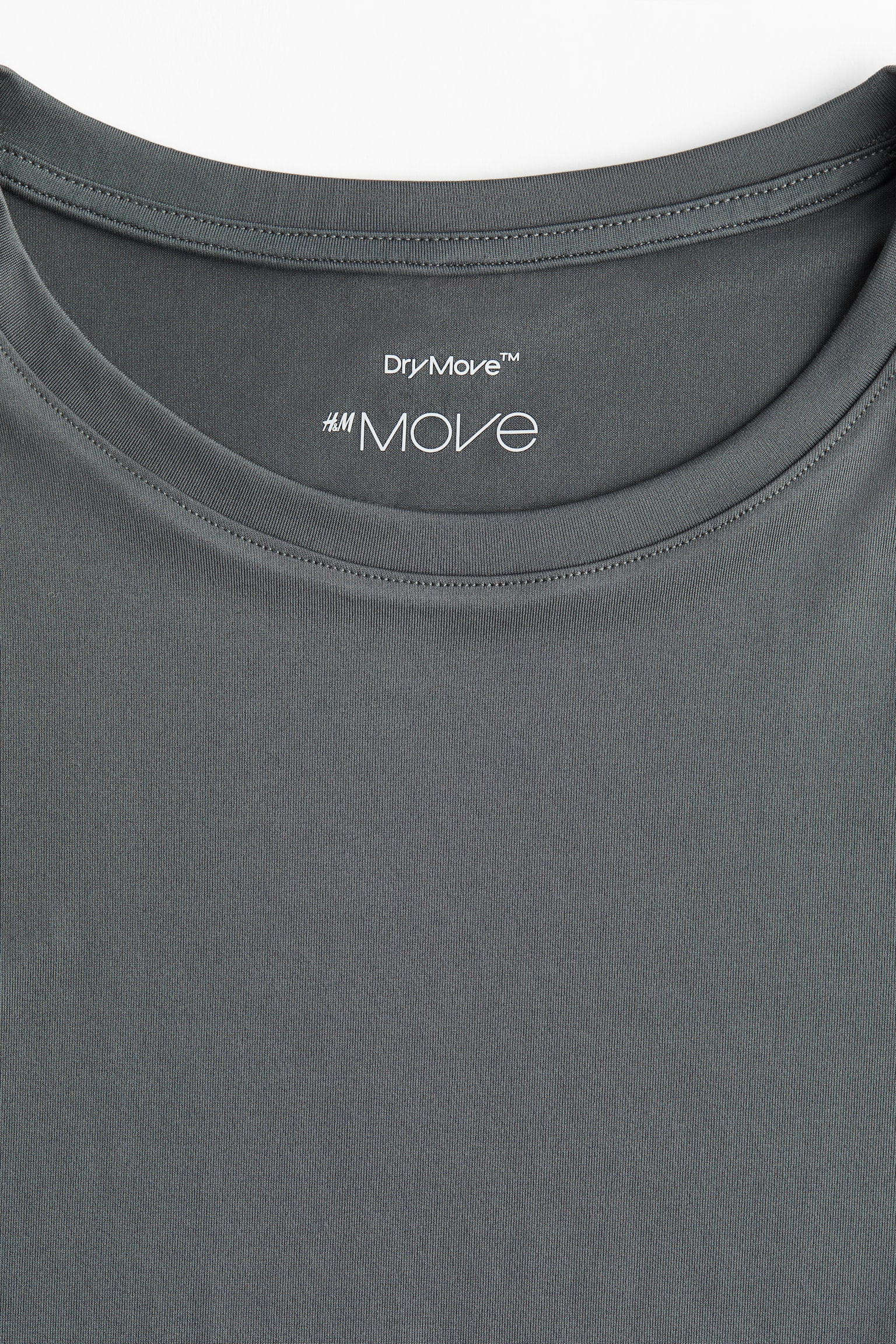 Loose Fit Running top in DryMove™ - Dark grey/Black - 2